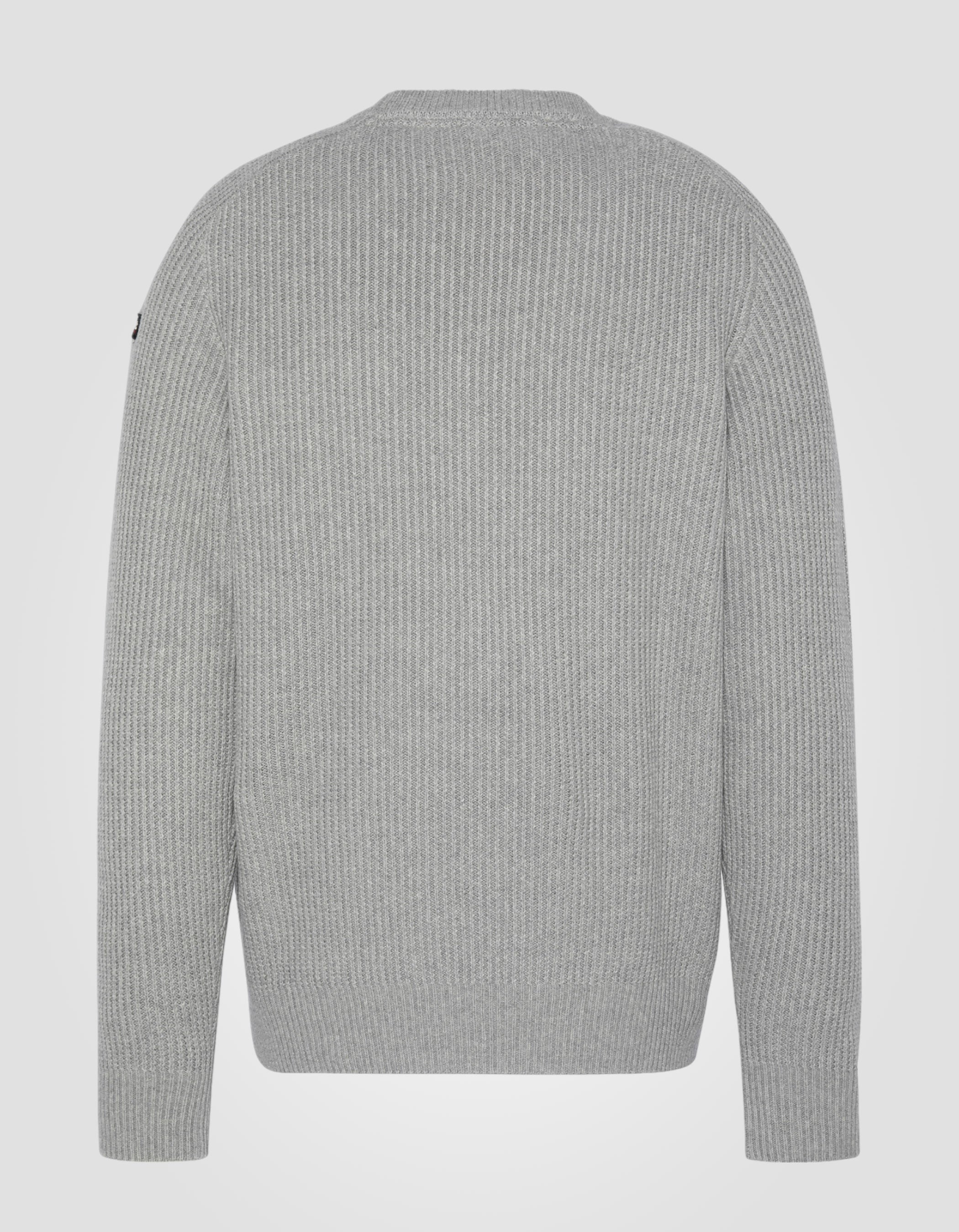 Chinesischer grauer Pullover mit vertikalem Netzspiel-2
