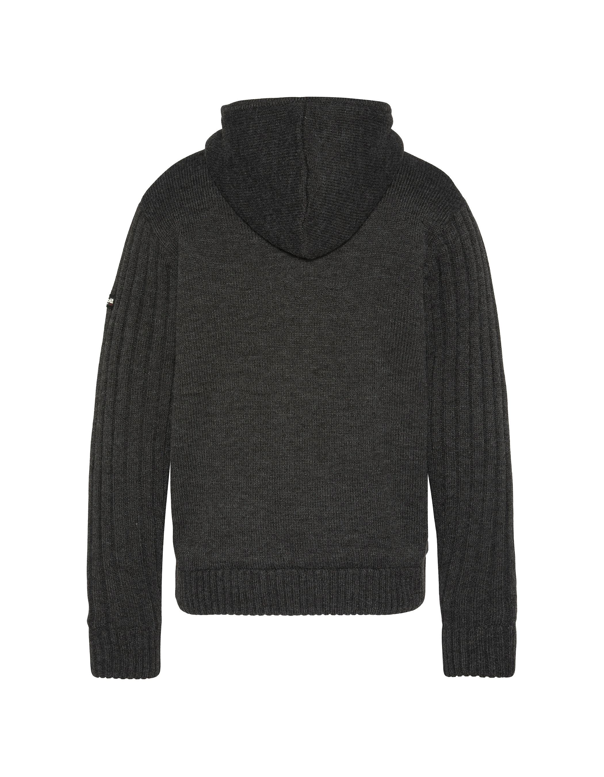 Giubbotto antracite foderato di sherpa-2