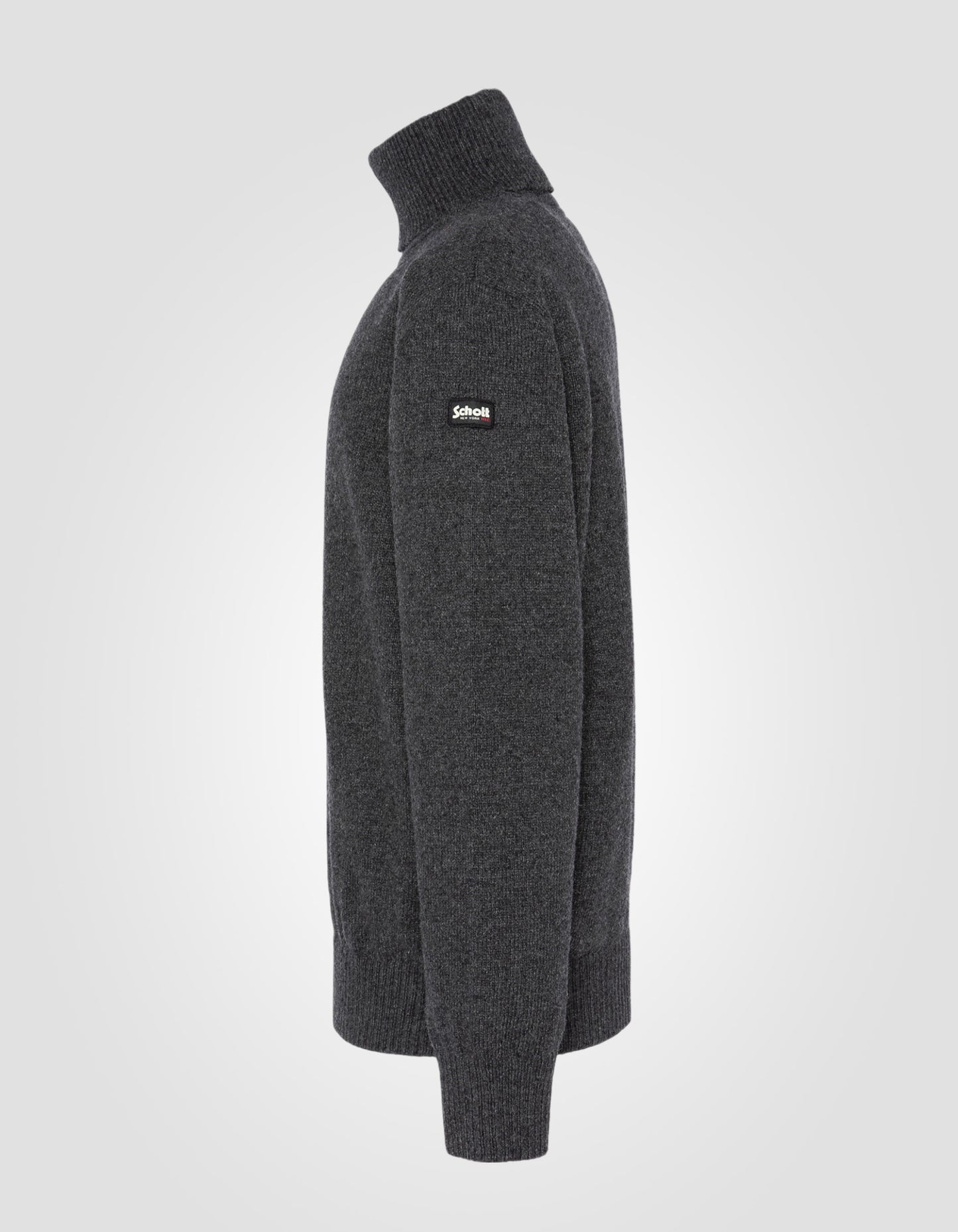 Pull col roulé recyclé