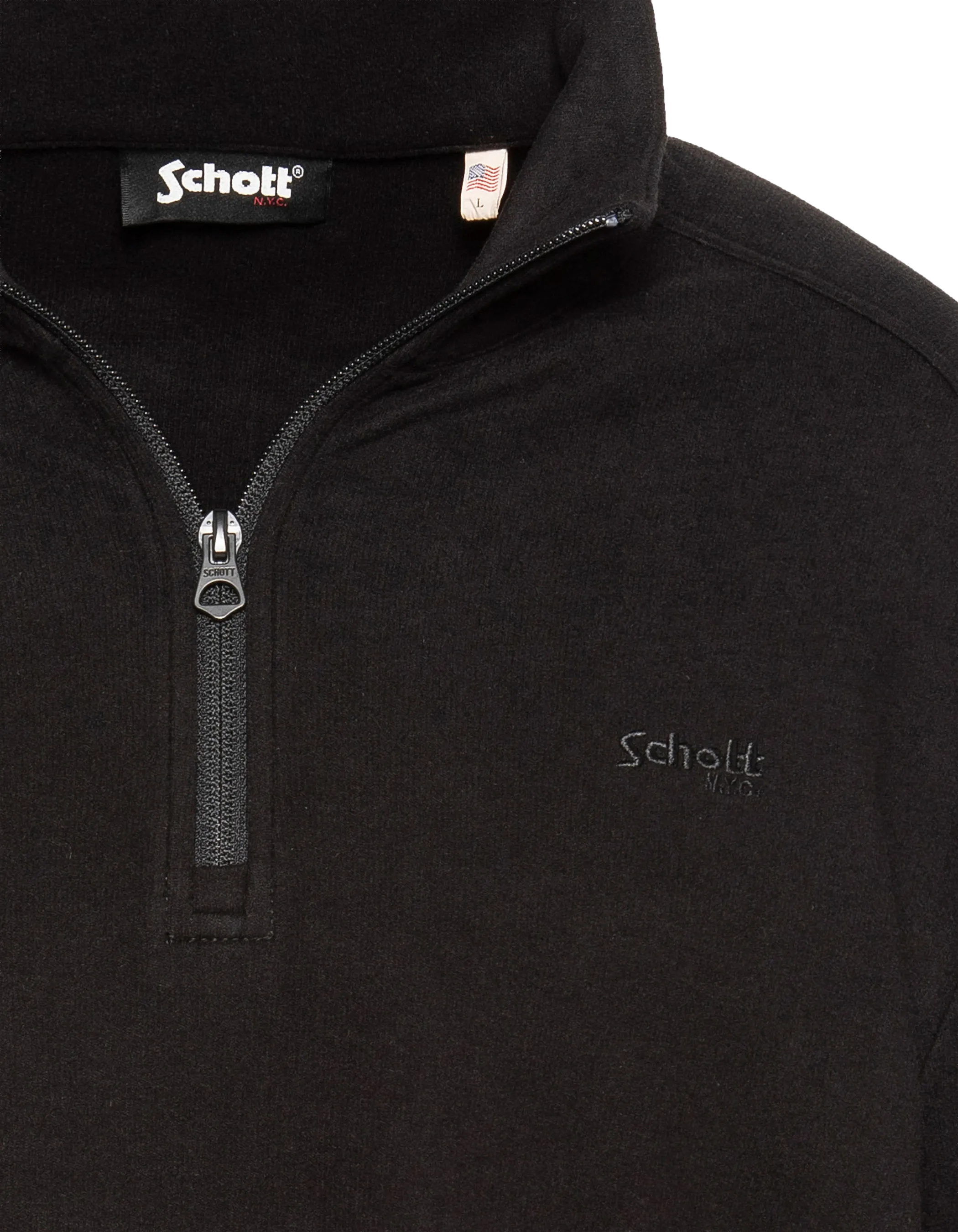 Unverzichtbarer schwarzer Pullover mit Trucker-Ausschnitt-3