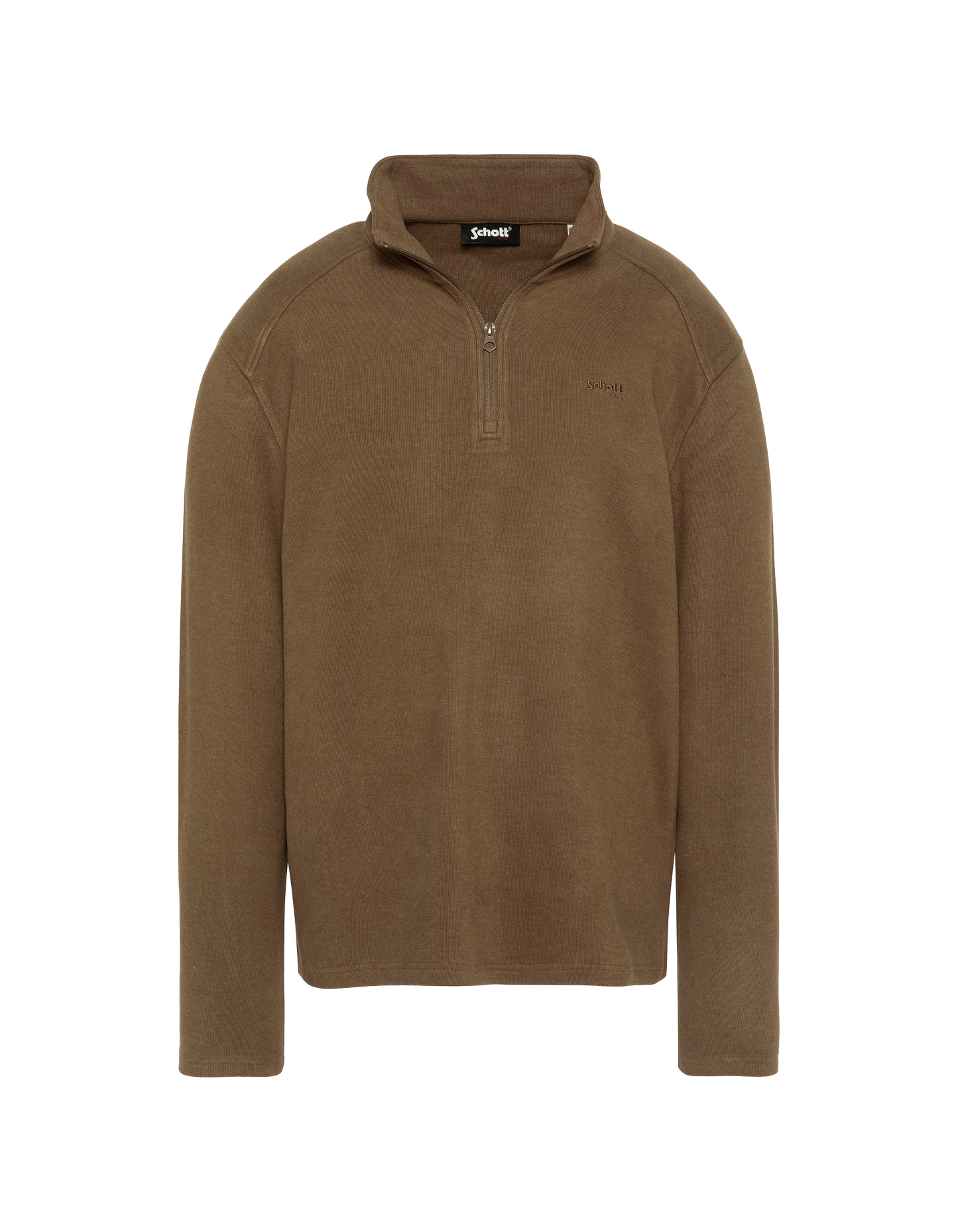 sweater essential quarter zip collar mole