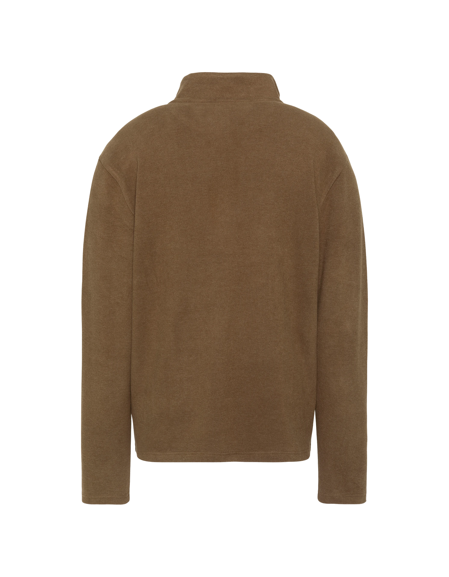 sweater essential quarter zip collar mole