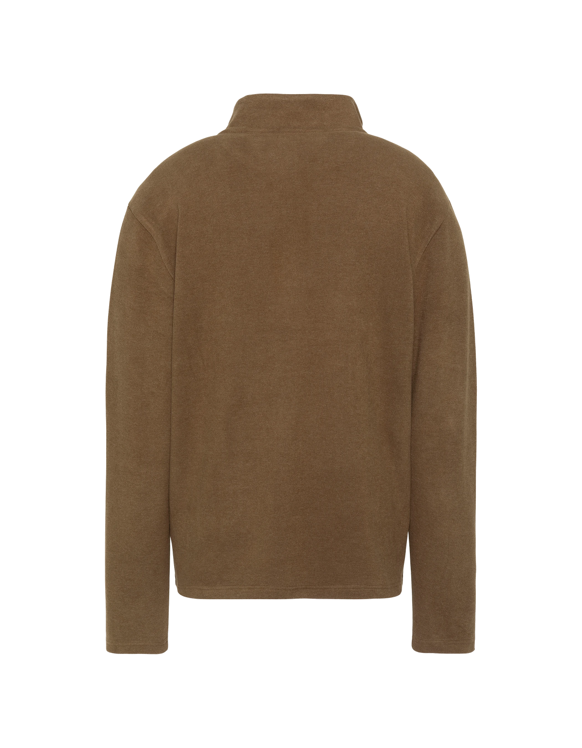 sweater essential quarter zip collar mole-2