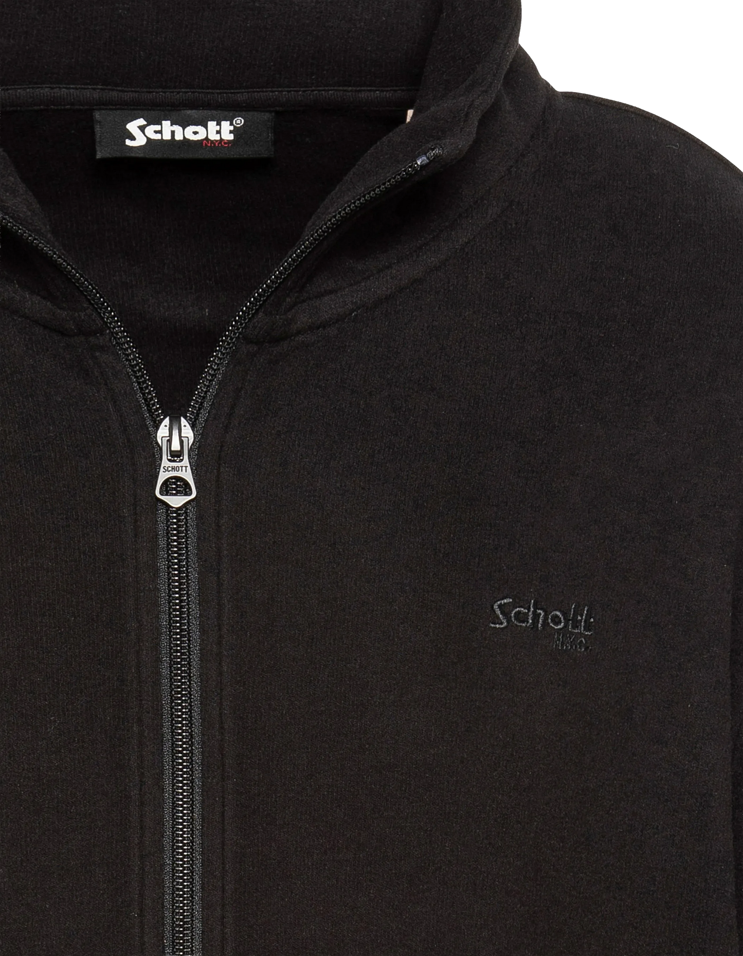 Cardigan essentiel zippé noir