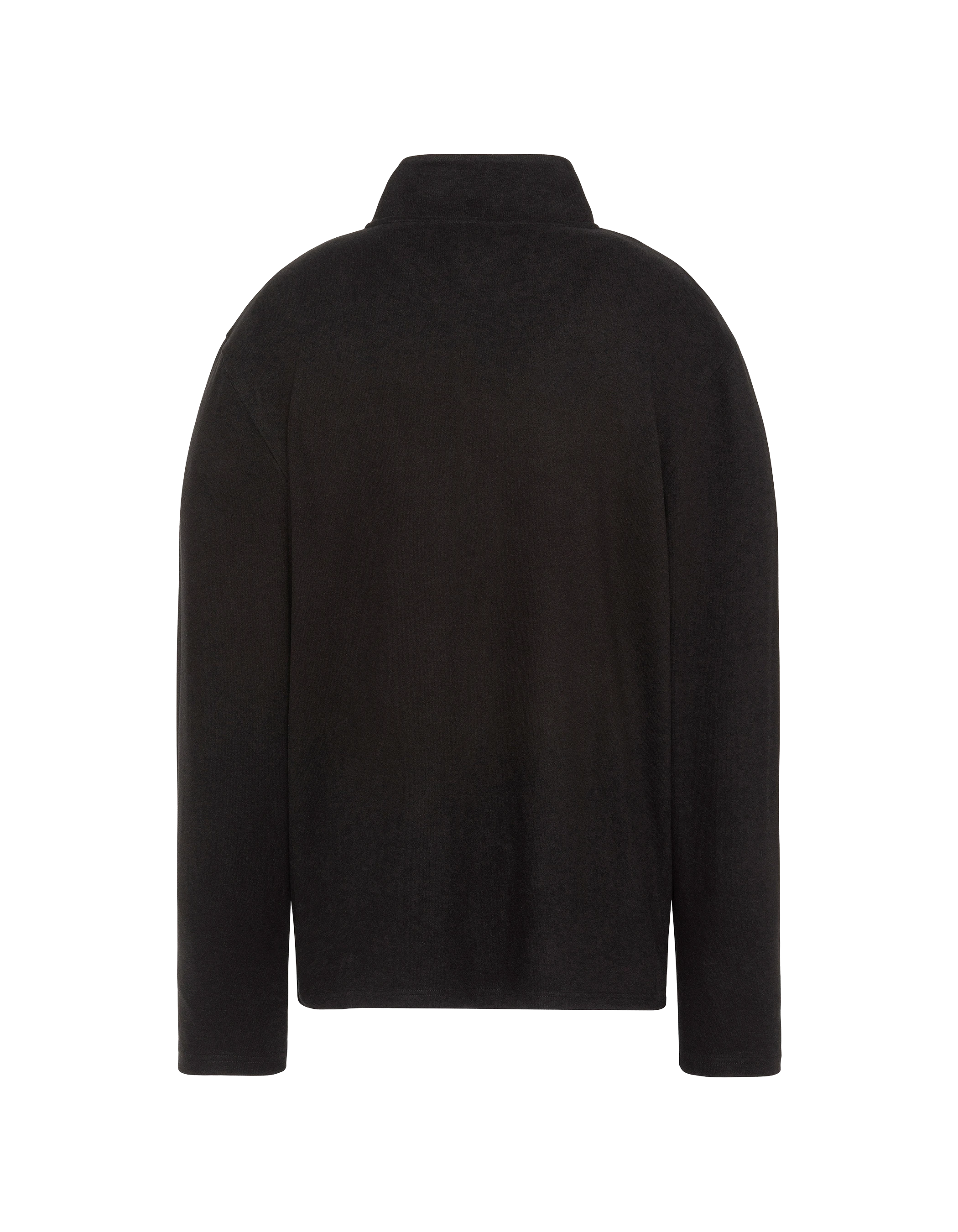 Cardigan essentiel zippé noir-2