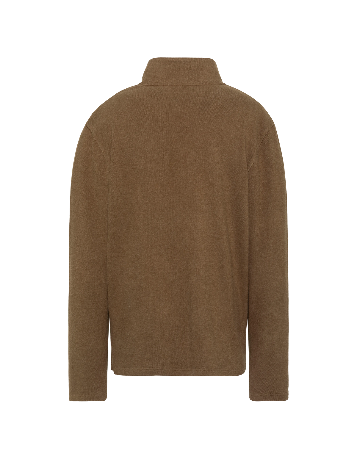 Cardigan essentiel zippé taupe