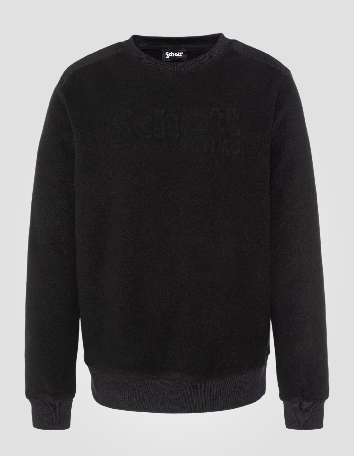 Polaire contrastée ras de cou