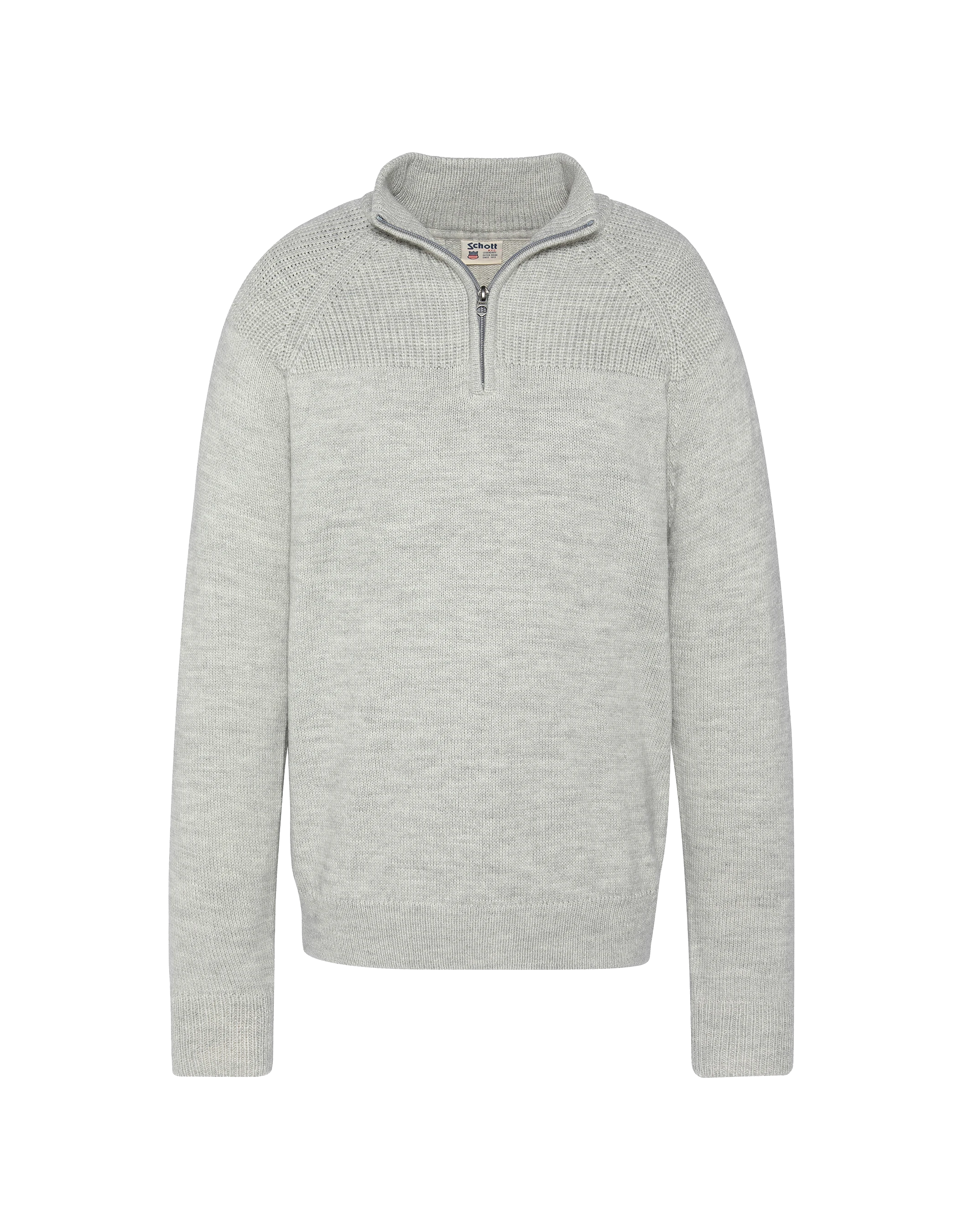 Pull camionneur gris chiné-1