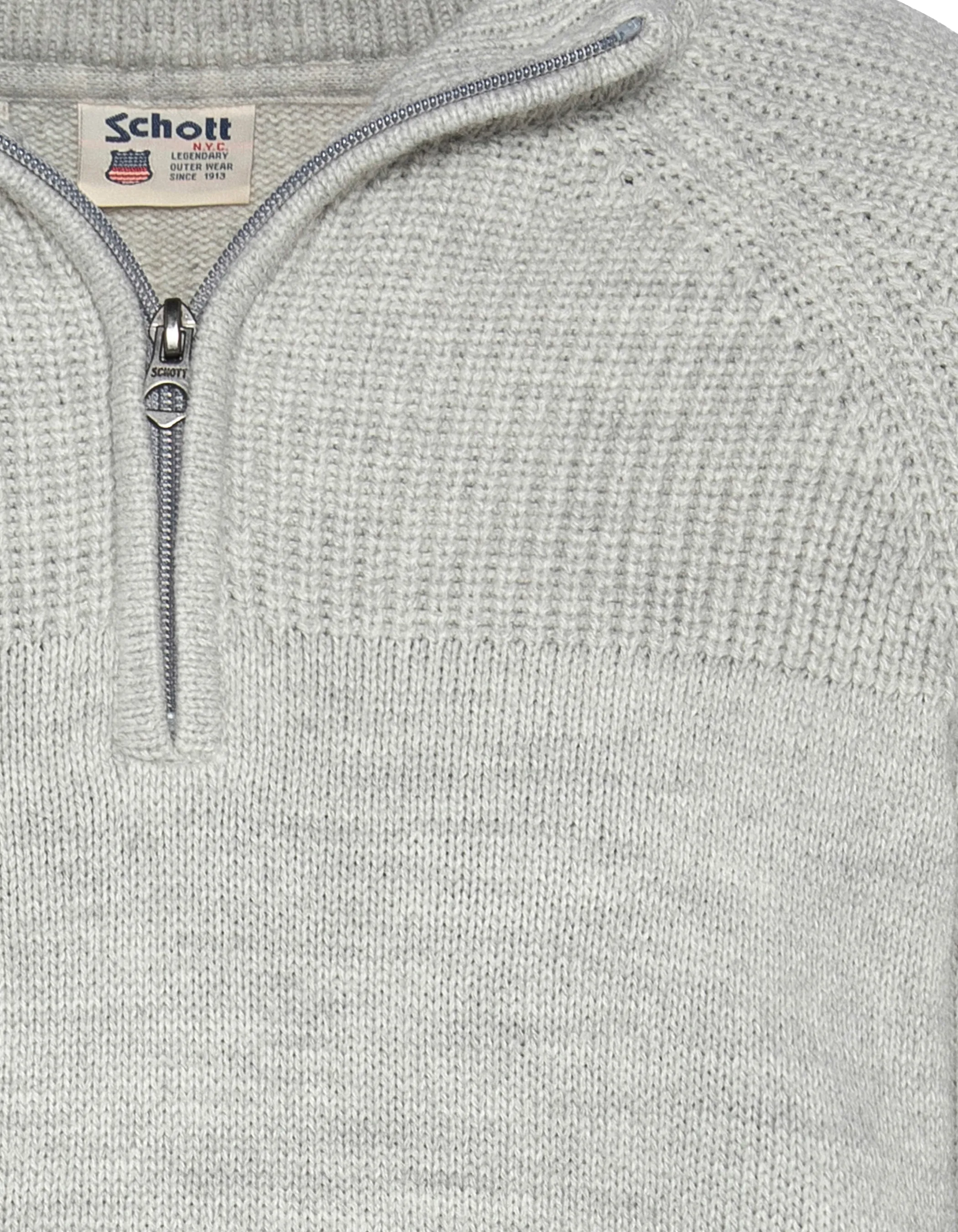 Pull camionneur gris chiné-4