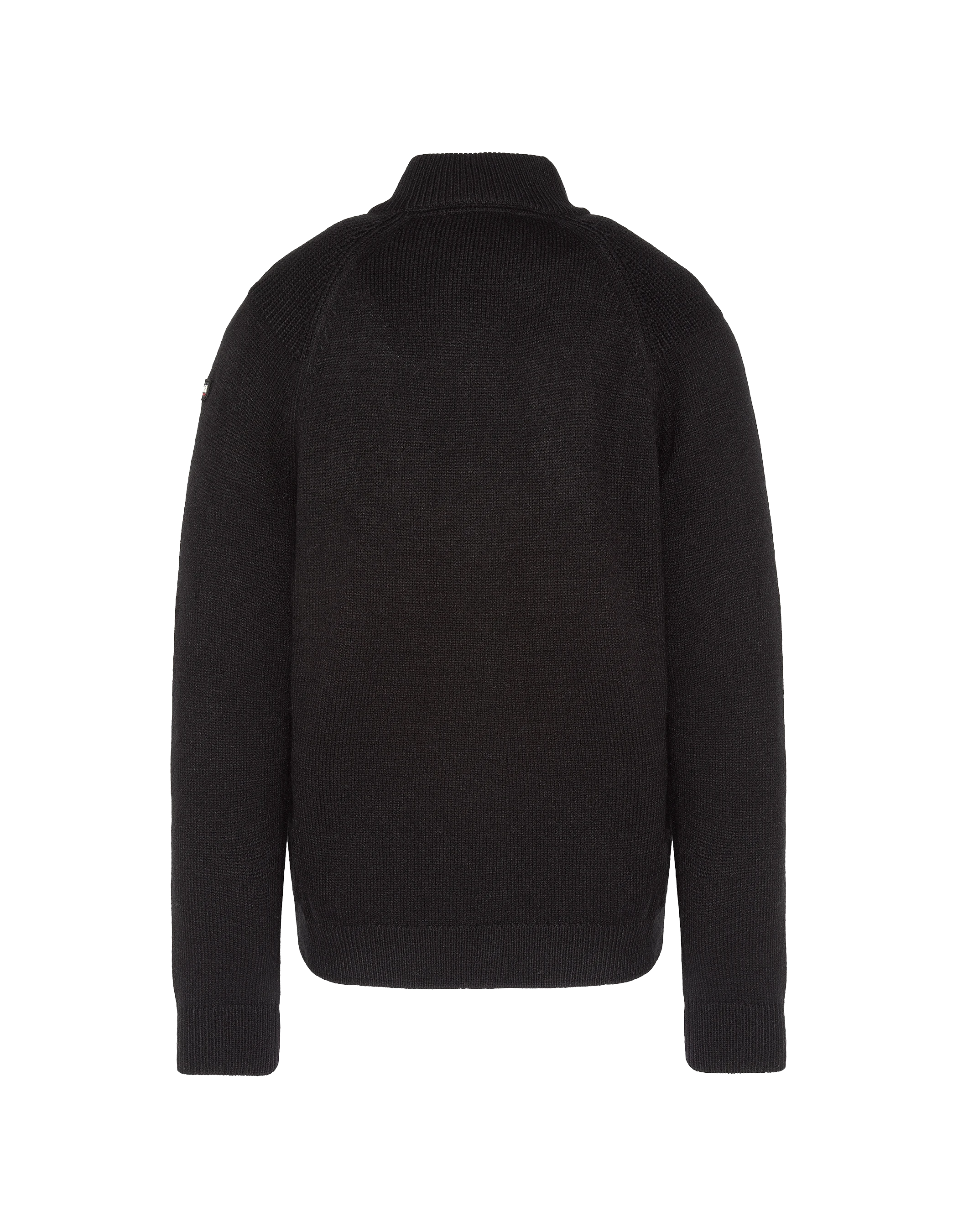 Navy blue trucker sweater-2