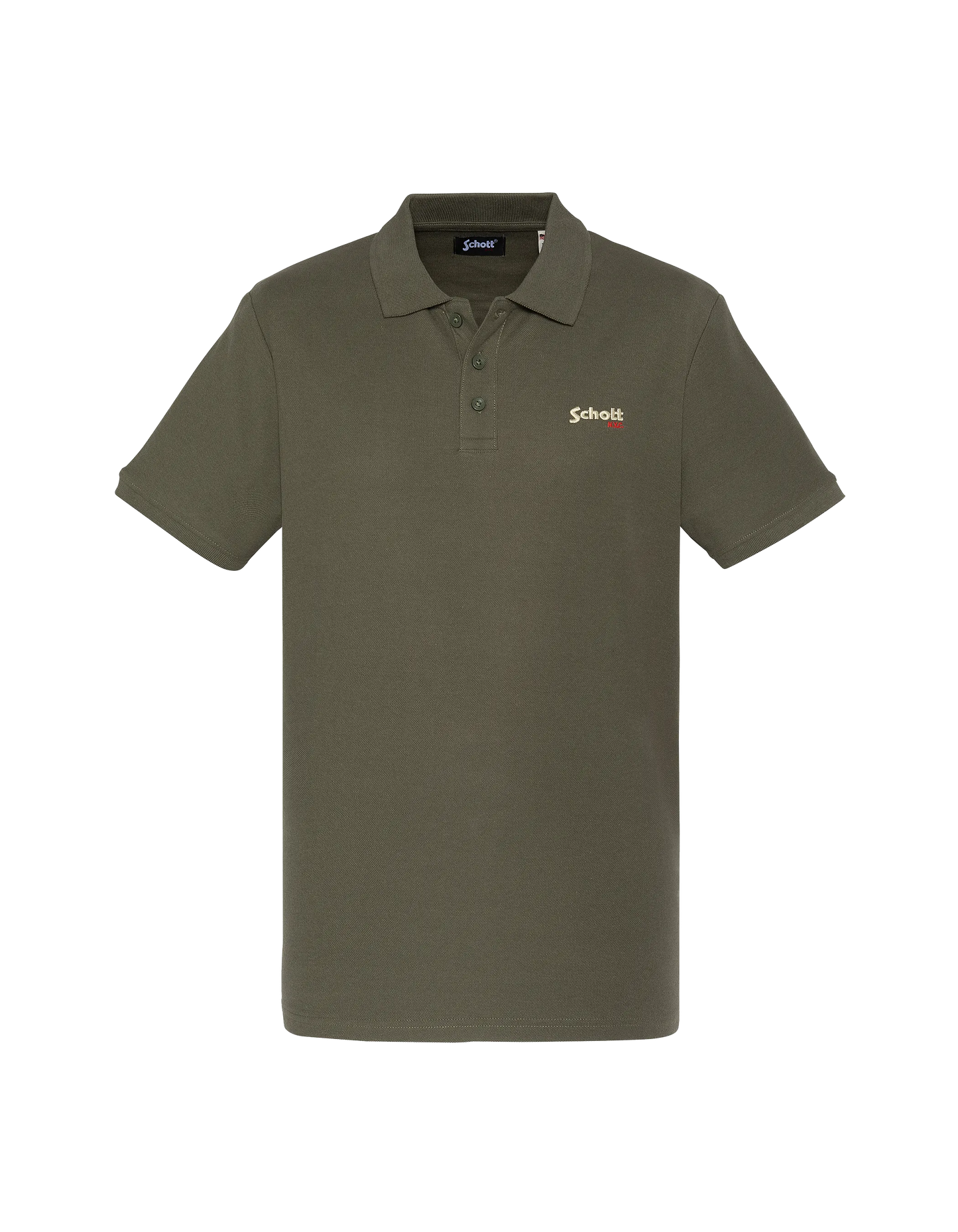 Kaki Polo in pique cotone