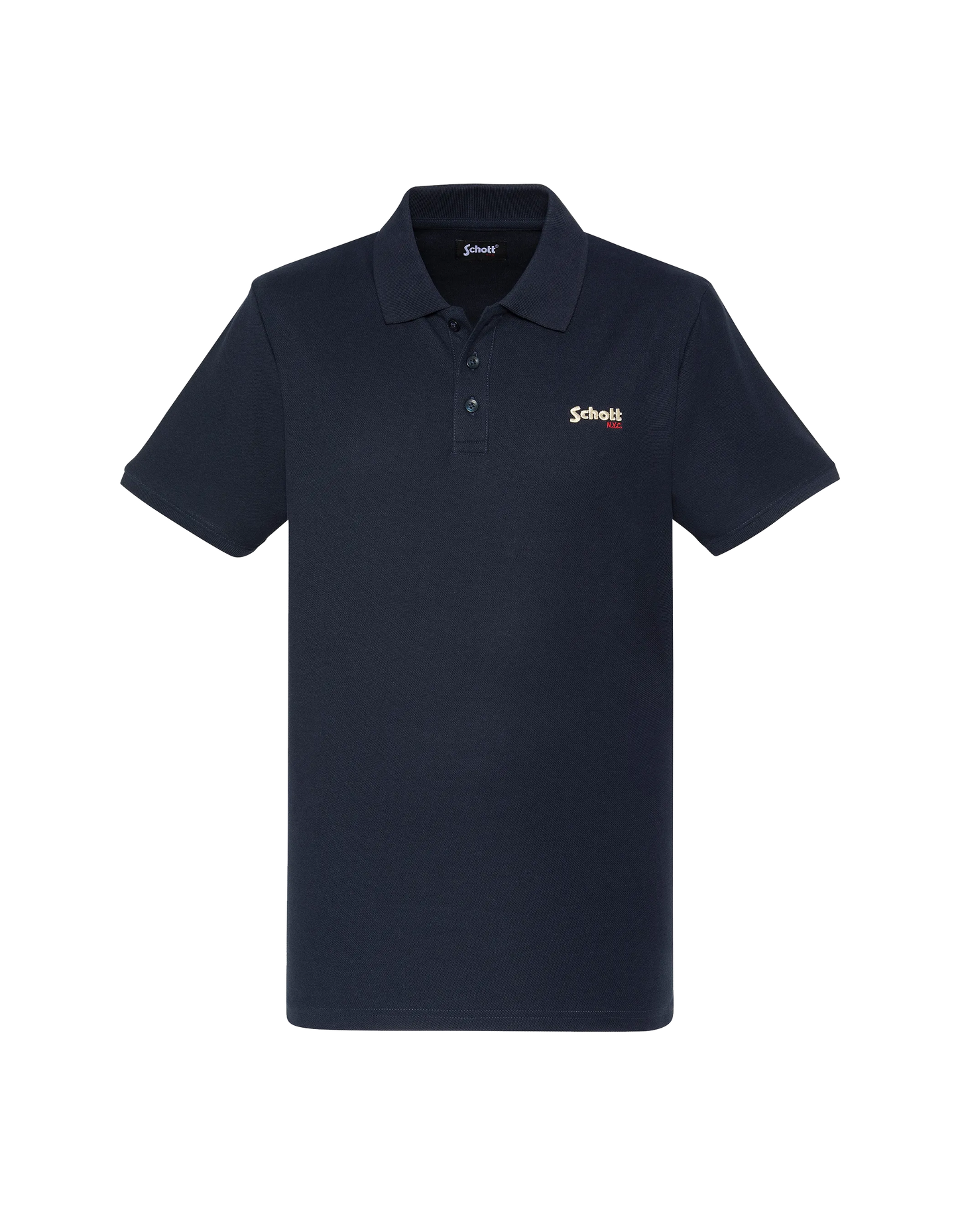 Shirt blu blu navy in cotone da immersione