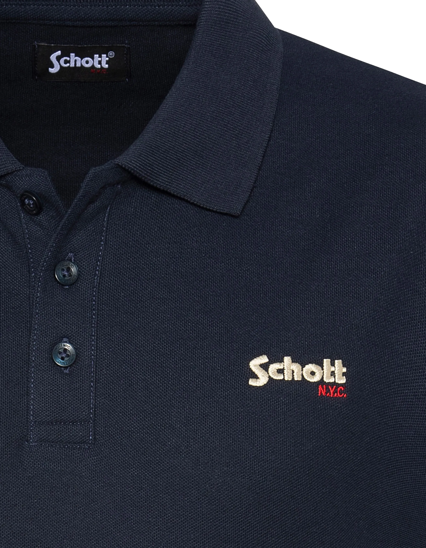 Shirt blu blu navy in cotone da immersione