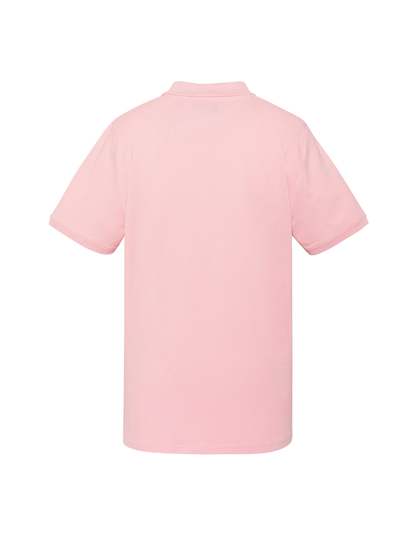 Polo rose pâle en coton piqué