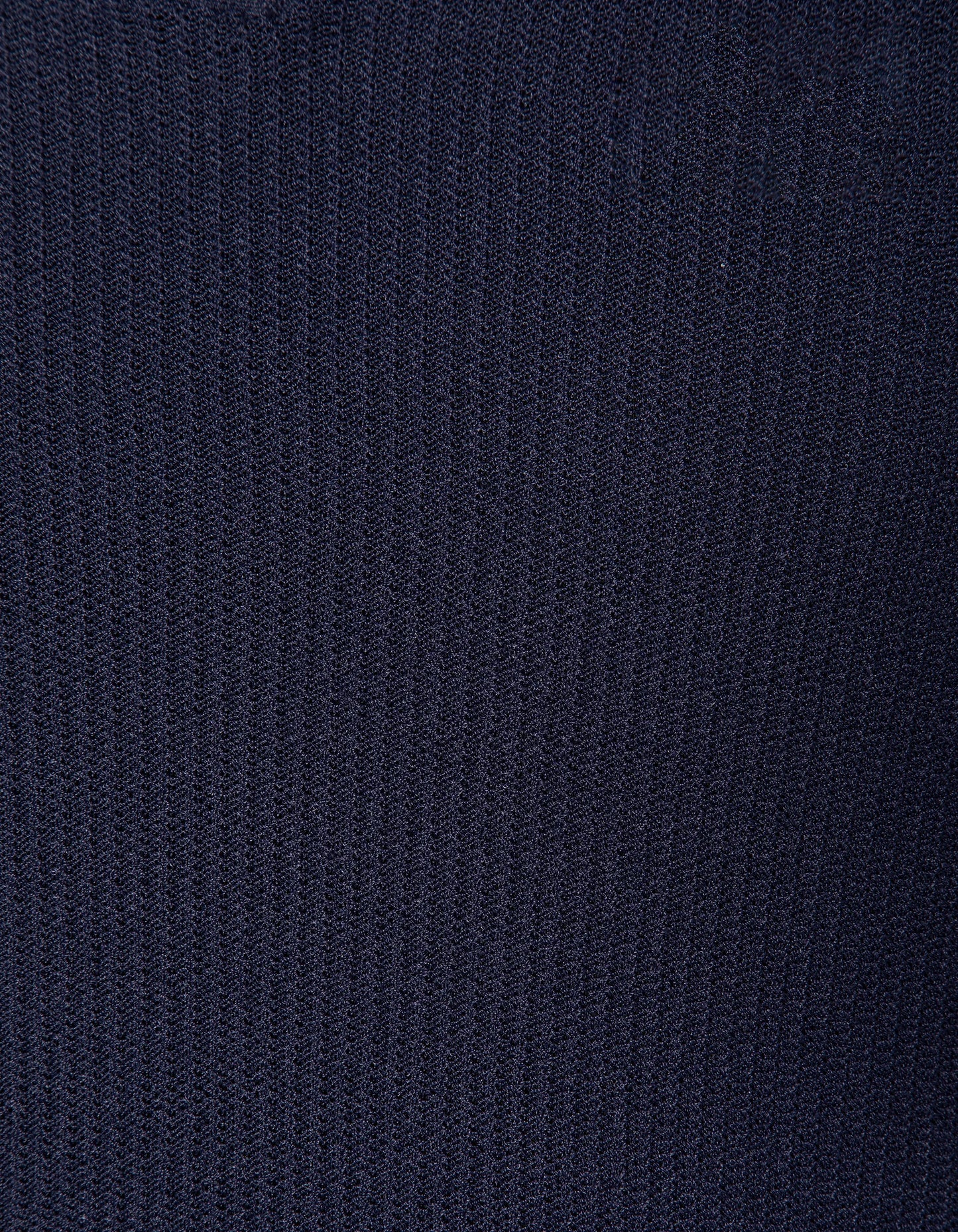 Marineblaues Mesh-Poloshirt im Retro-Stil