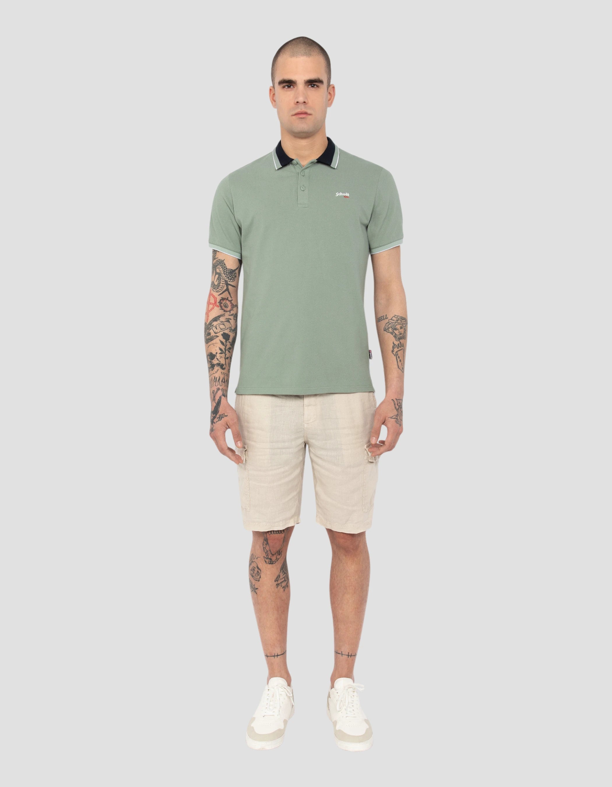 Sage caki polo casual-1