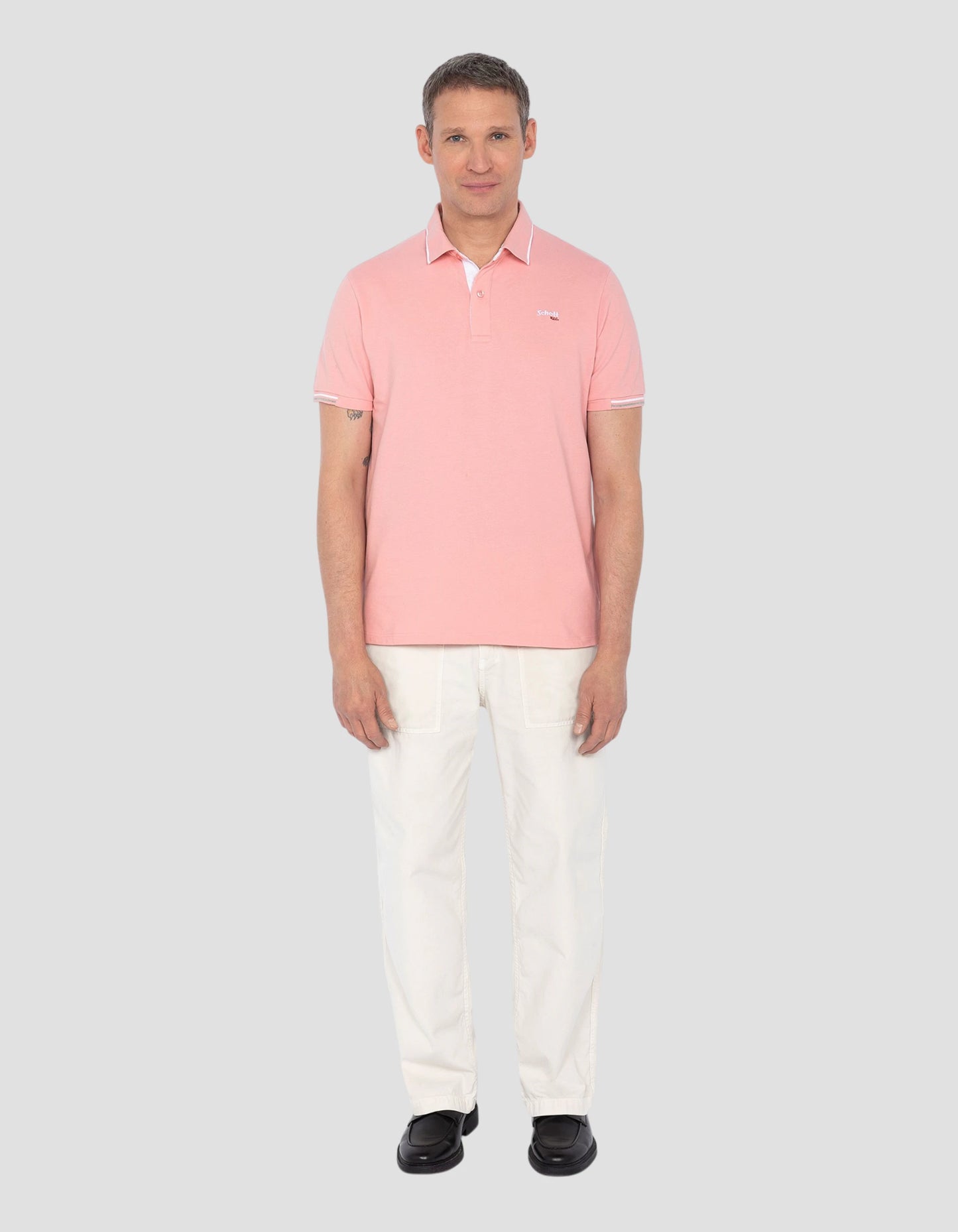 Polo rosa retro