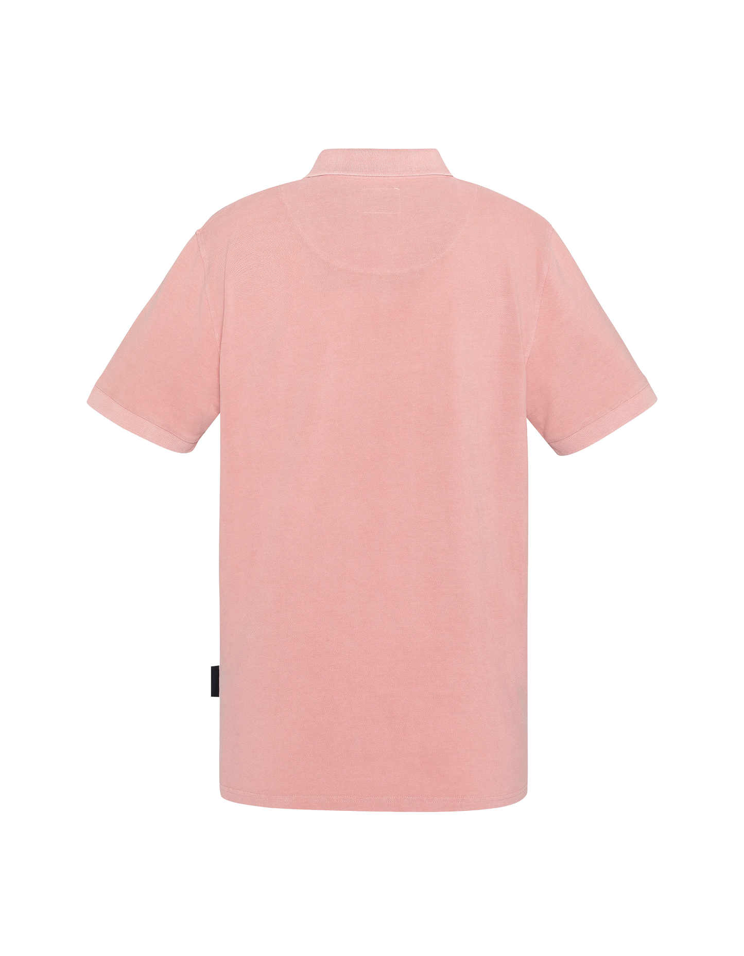 Polo rose poudré avec logo rétro