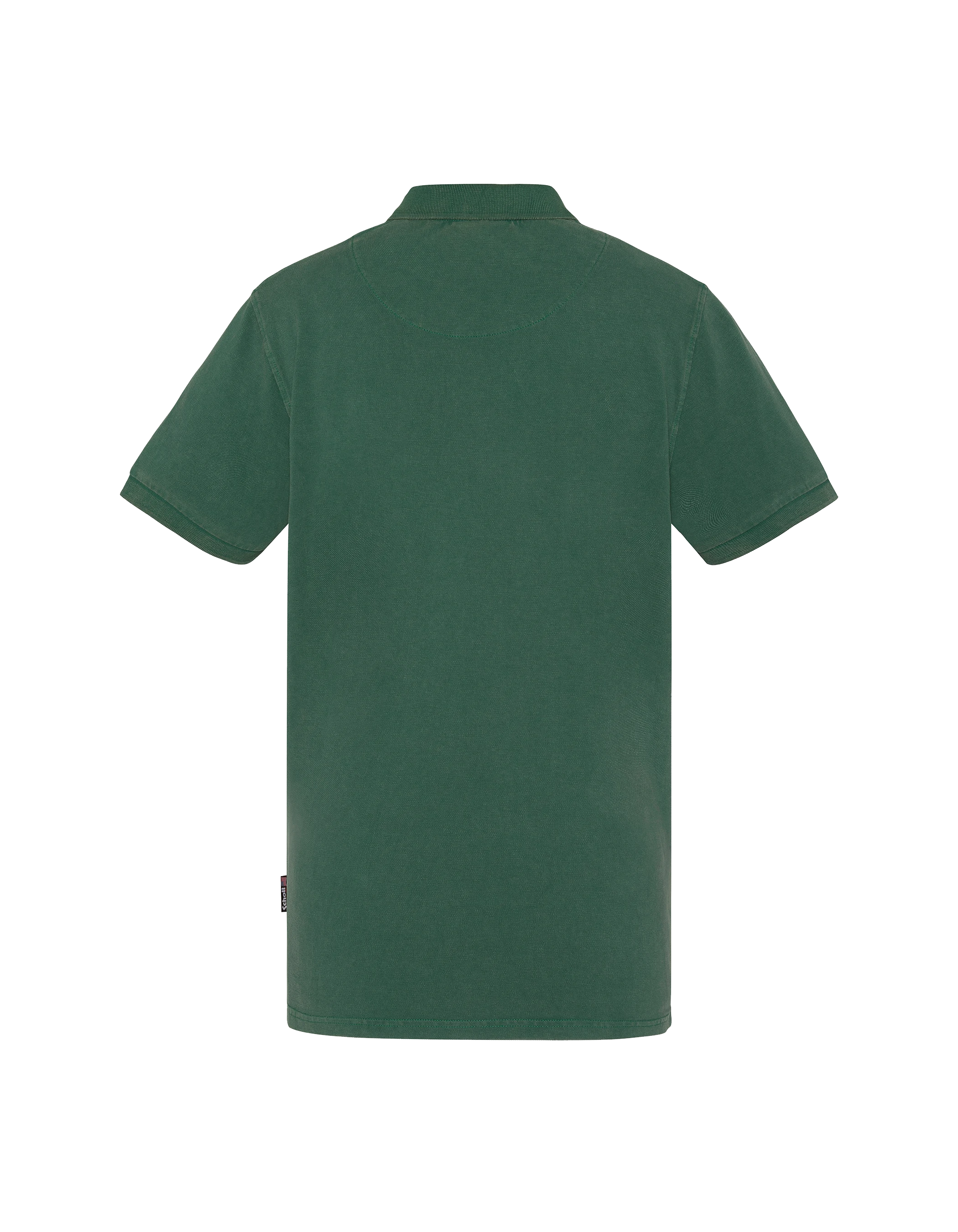 Polo vert avec logo rétro-6