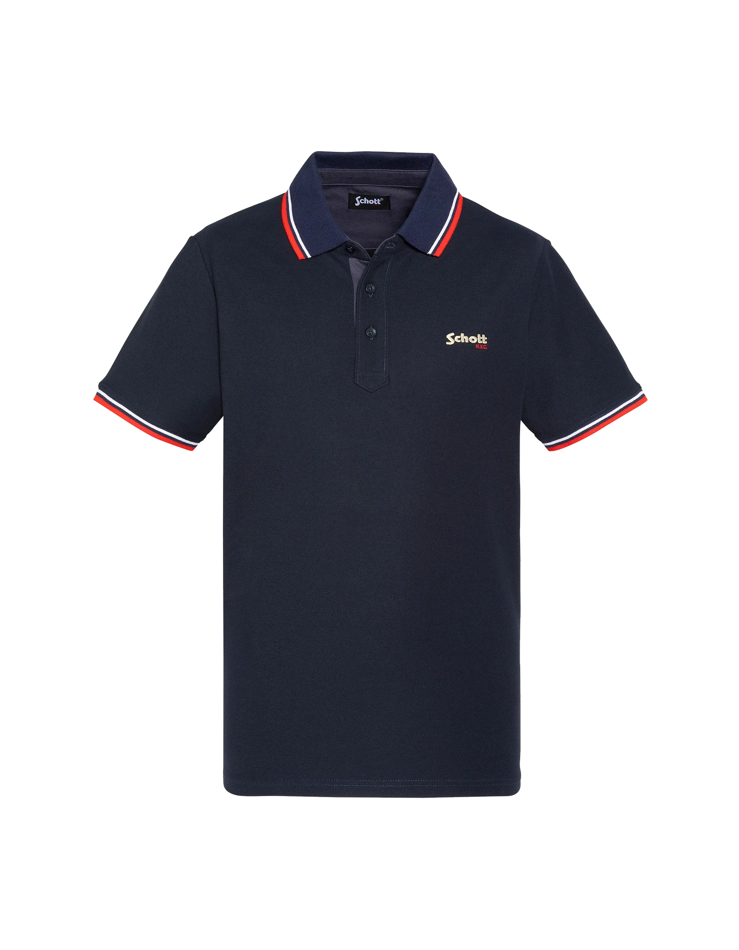 Shirt blu blu navy in cotone da immersione