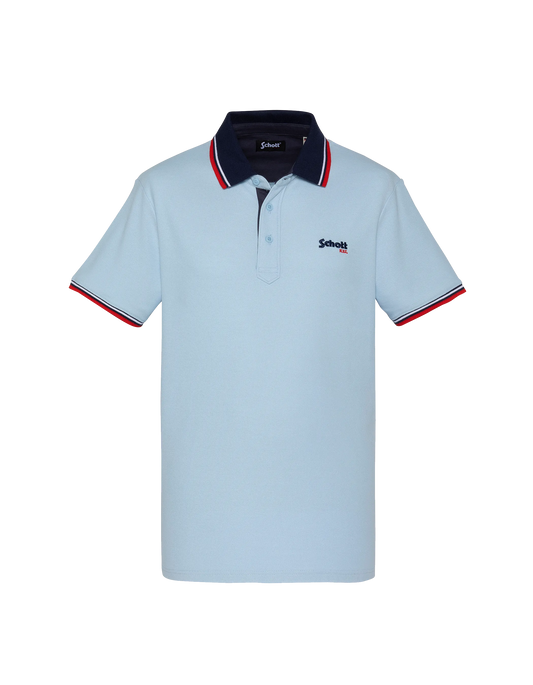Polo blu cielo