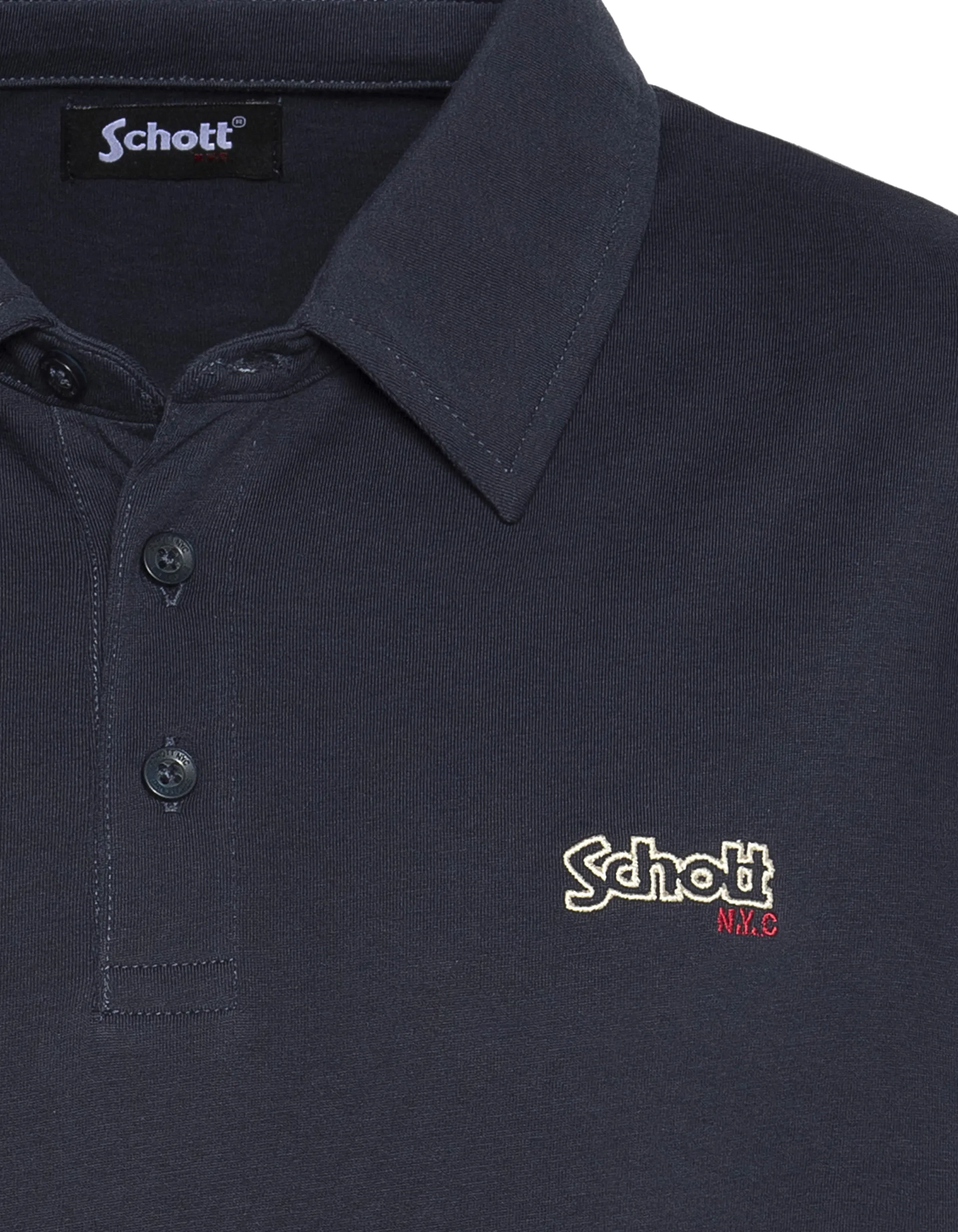 Polo della maglia blu navy