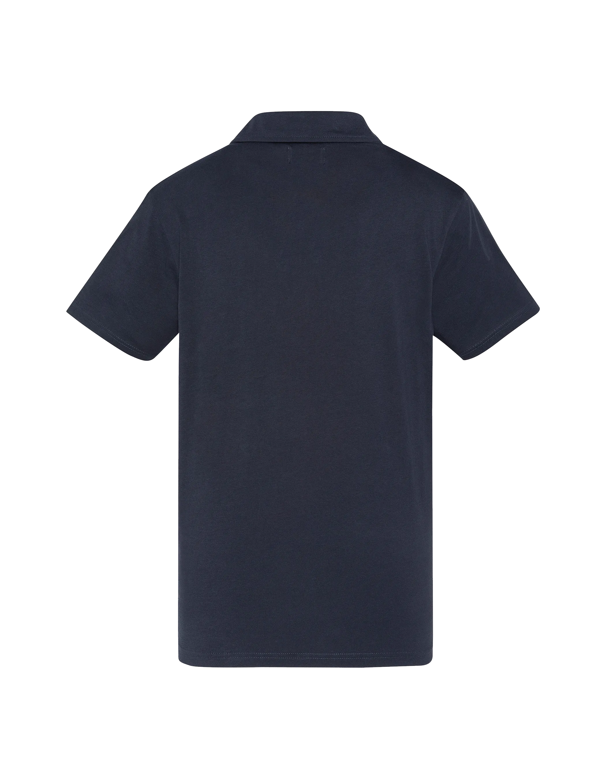 Polo della maglia blu navy-2