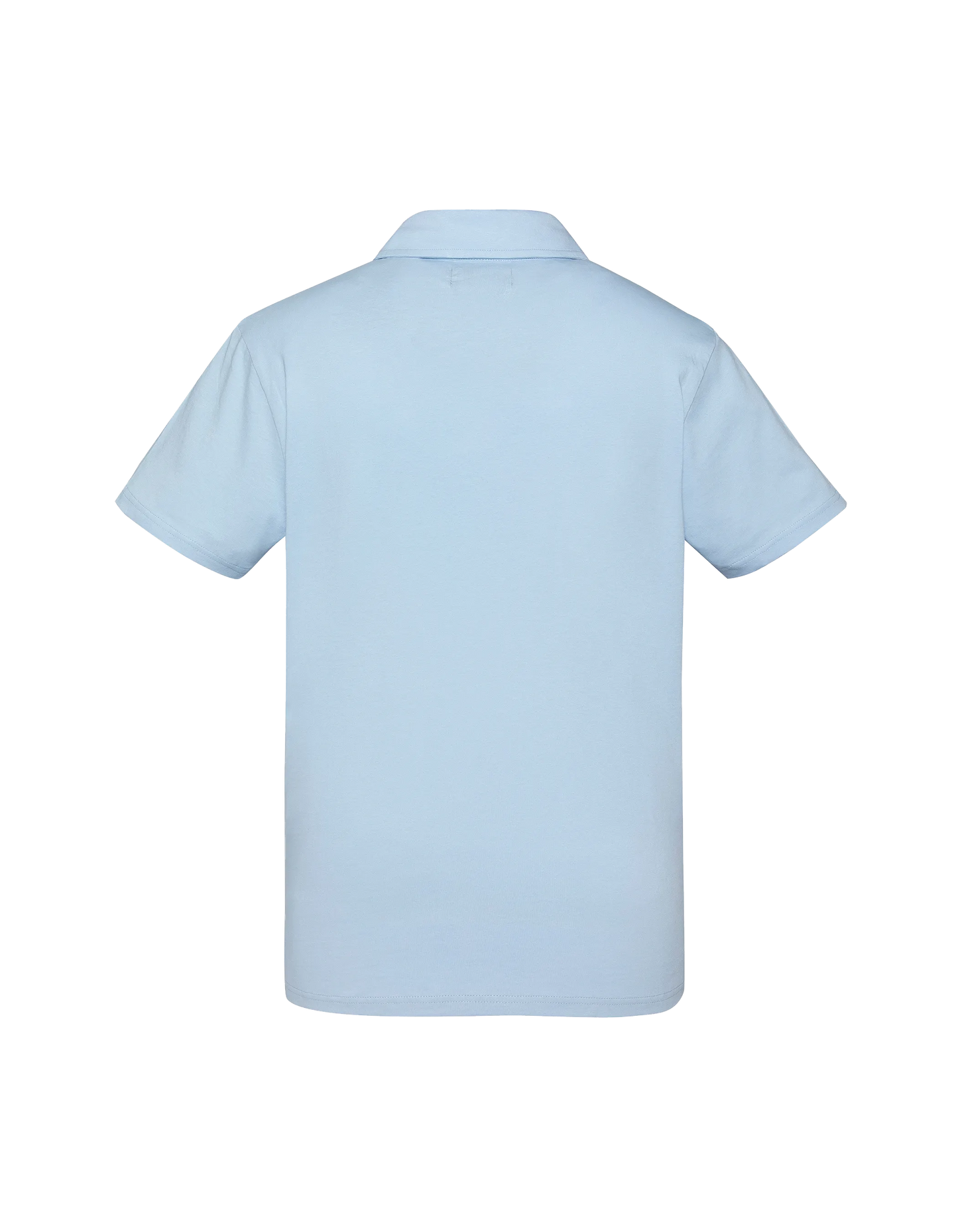 Polo jersey blu cielo