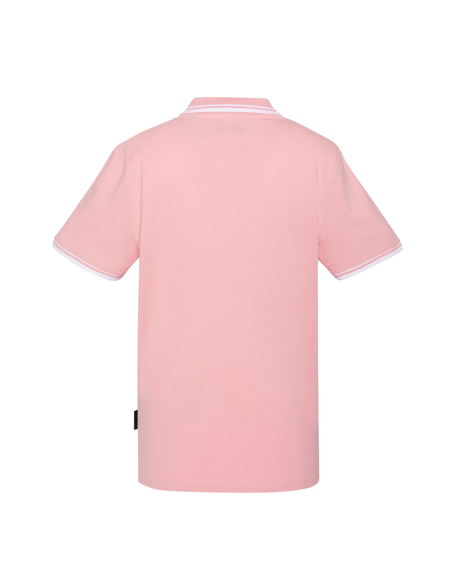Polo rose pâle en coton piqué