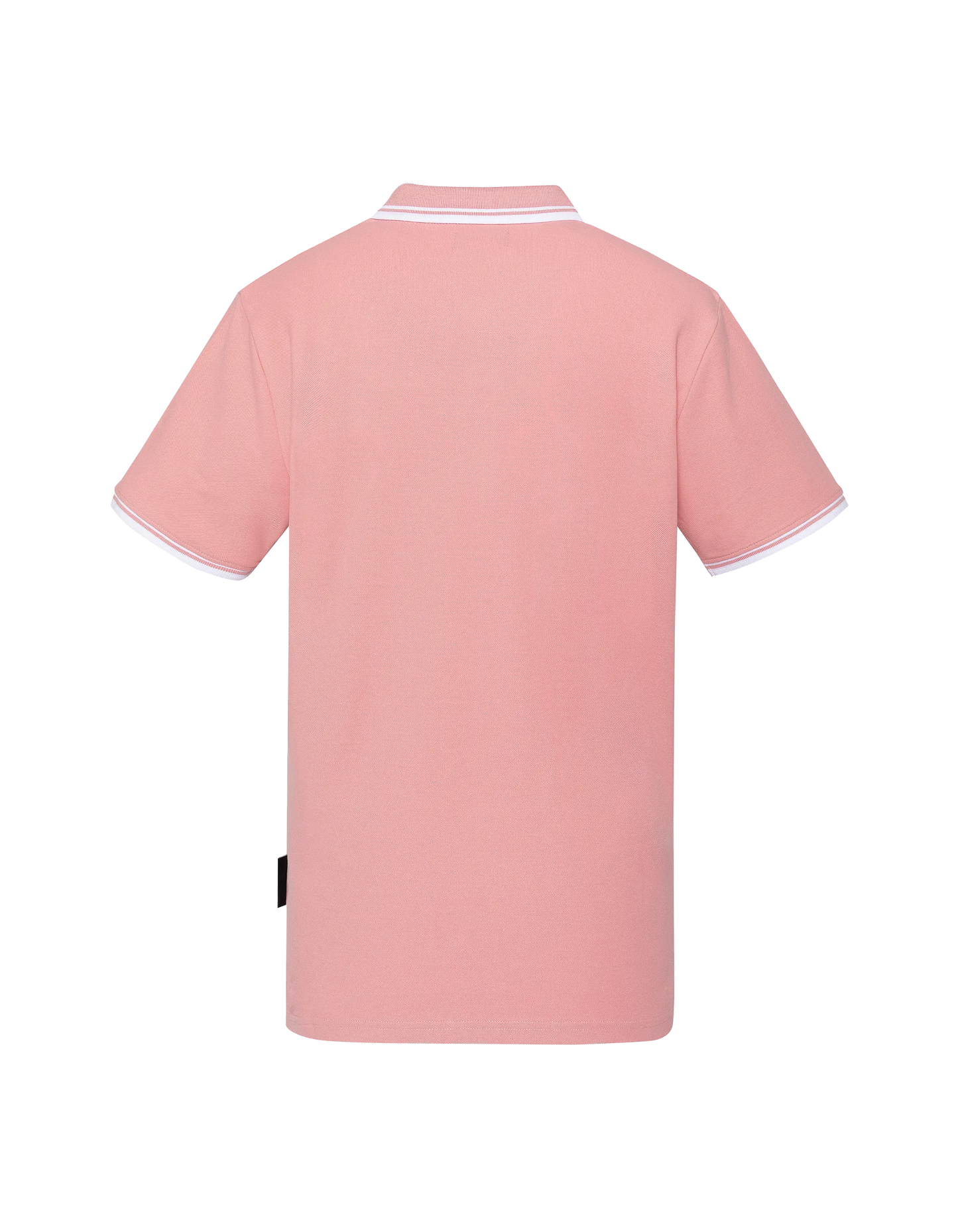 Polo rose en coton piqué