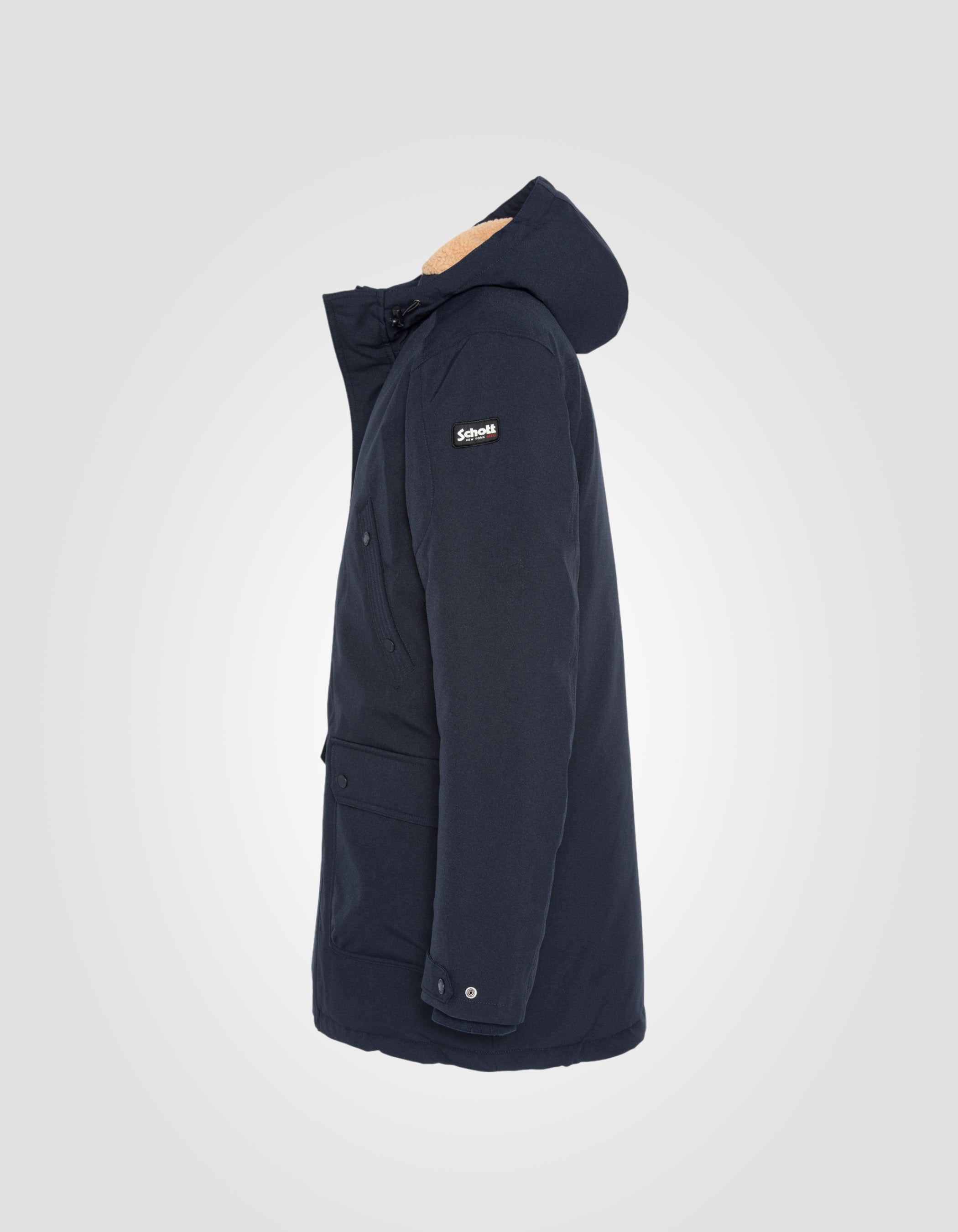 Marine Blue Parka-6