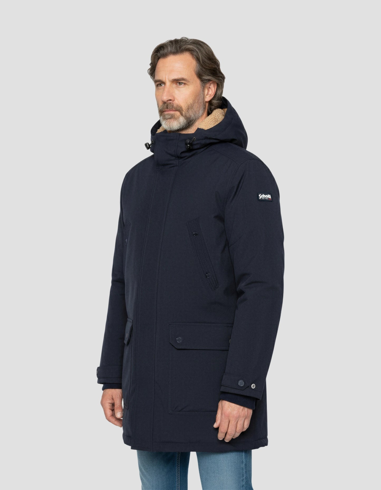 Marine Blue Parka