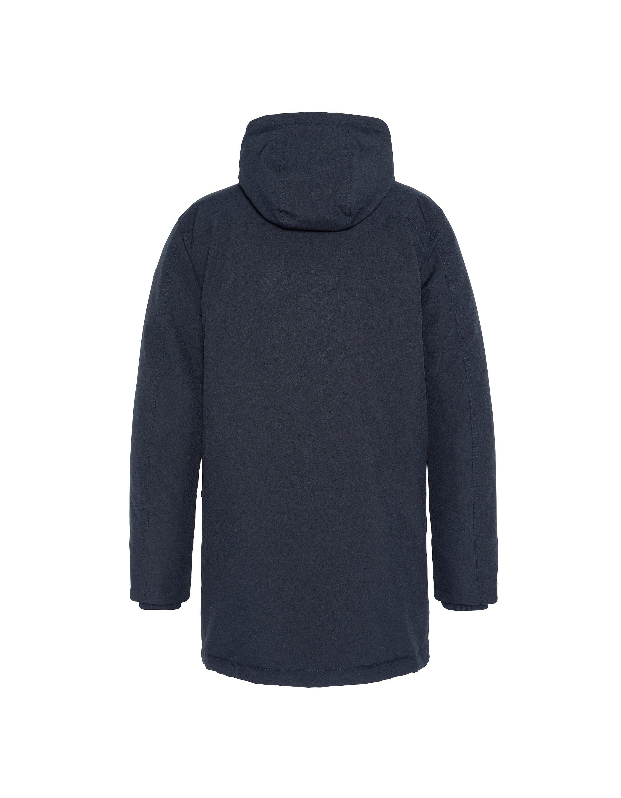 Parka bleu marine à capuche-7