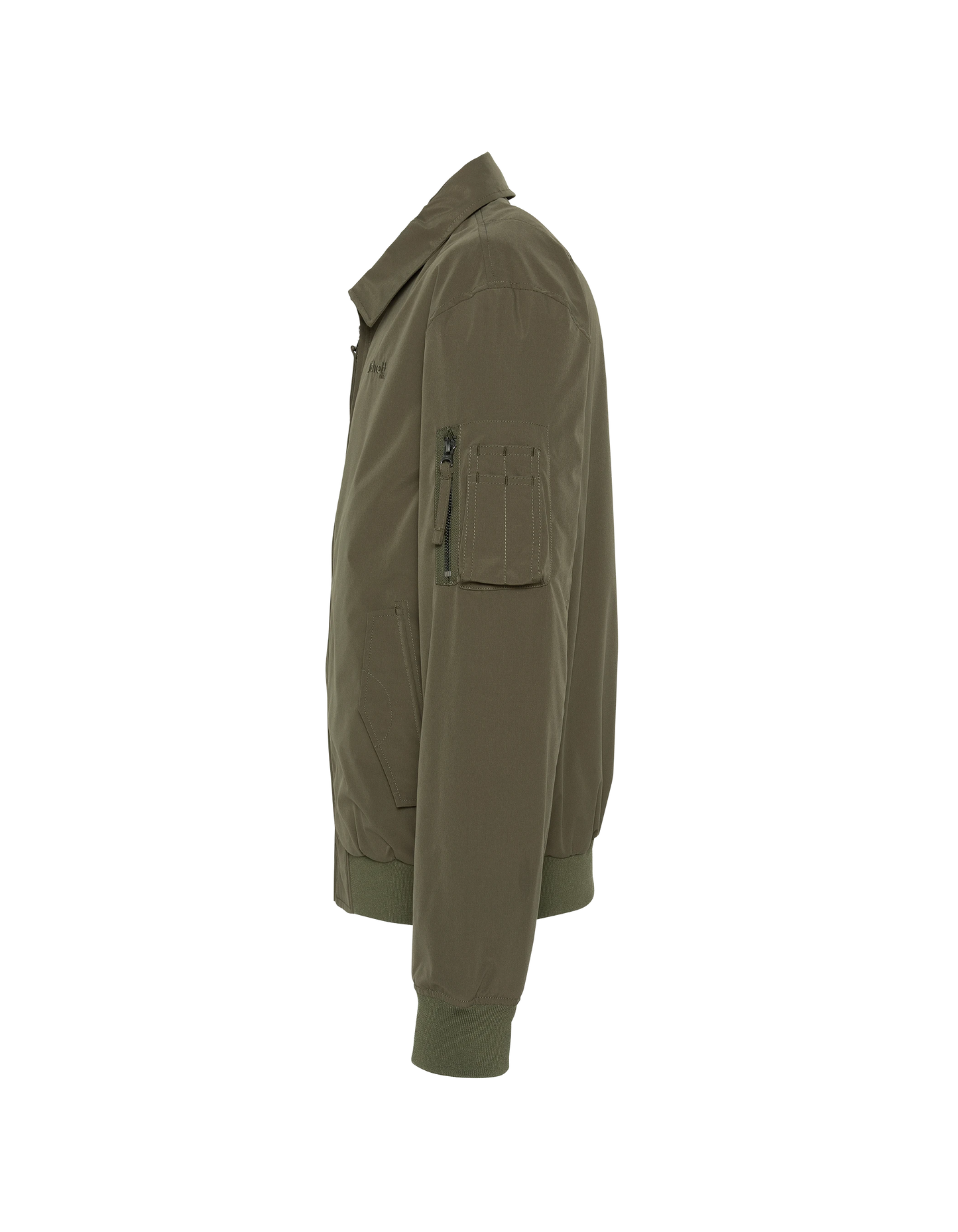 Blouson technique kaki col chemise