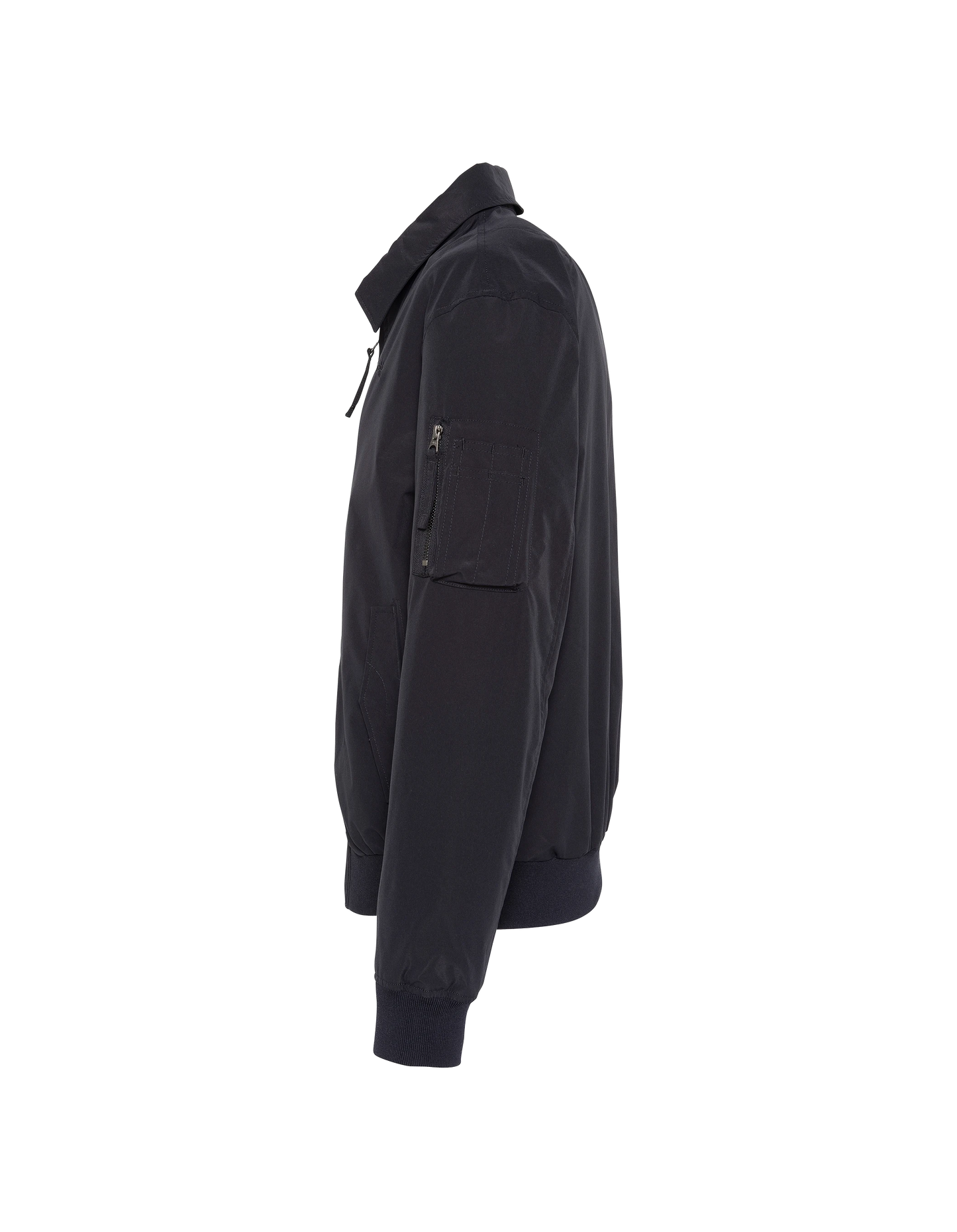 Blouson technique bleu marine col chemise