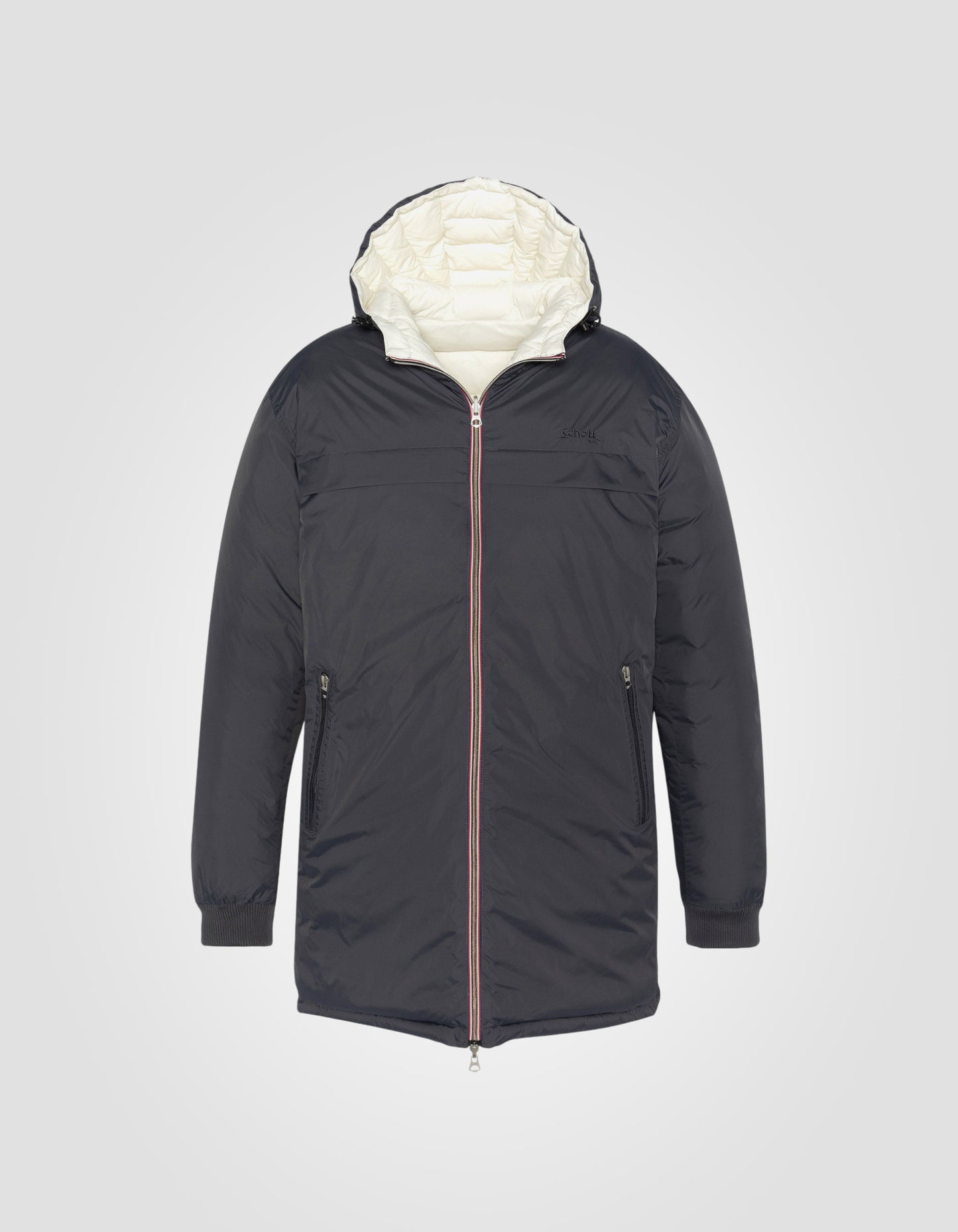 Blouson/doudoune long réversible