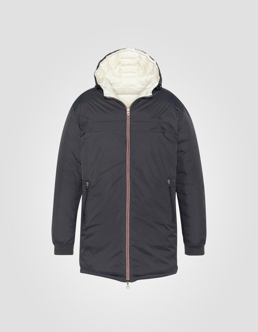 Blouson/doudoune long réversible