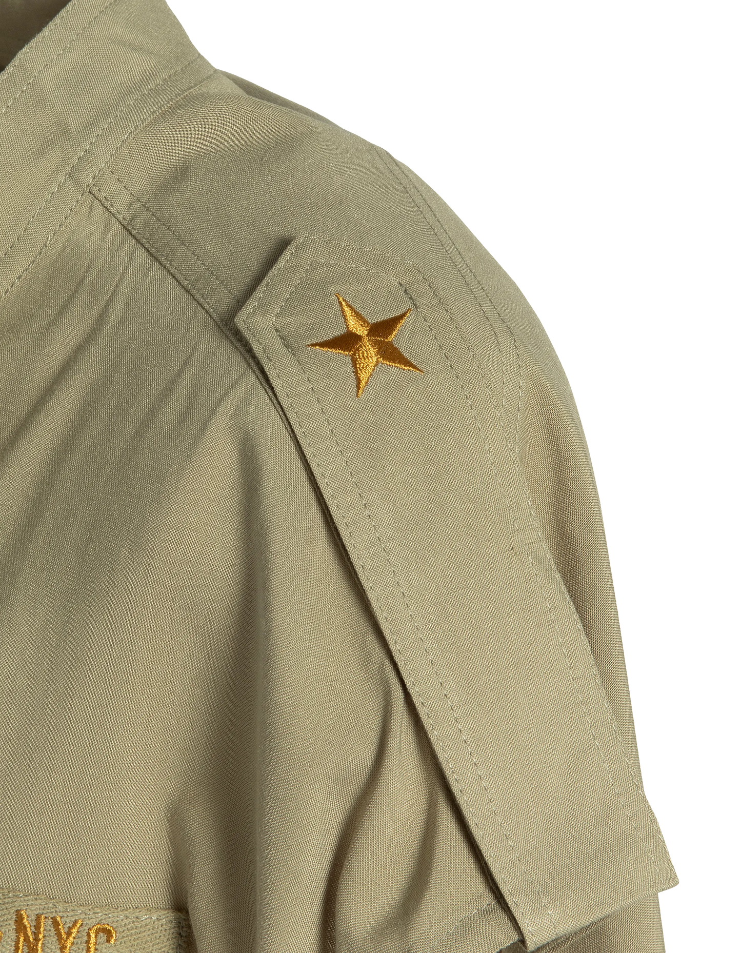 Robe sage kaki sans manche army