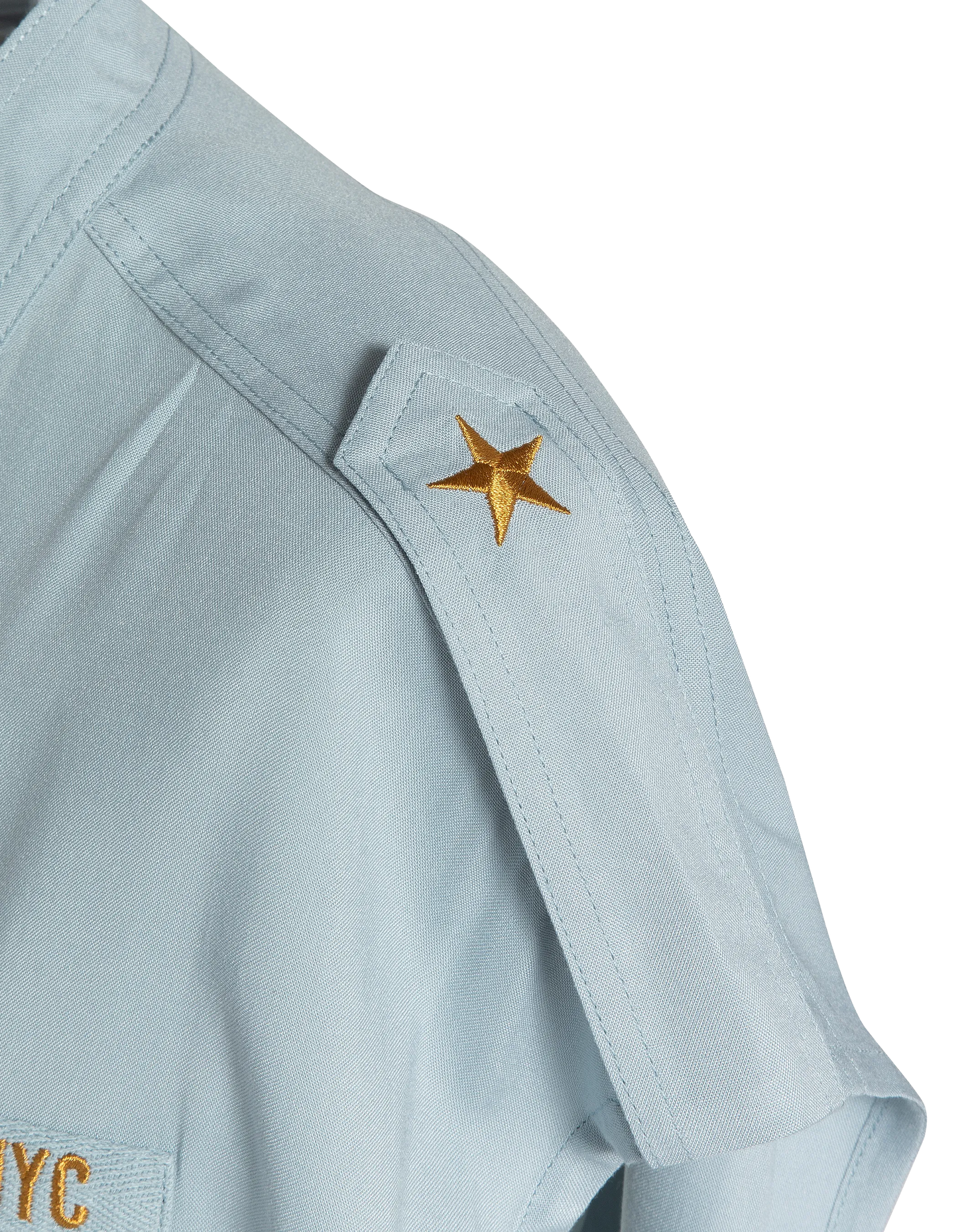 Robe bleu ciel sans manche army