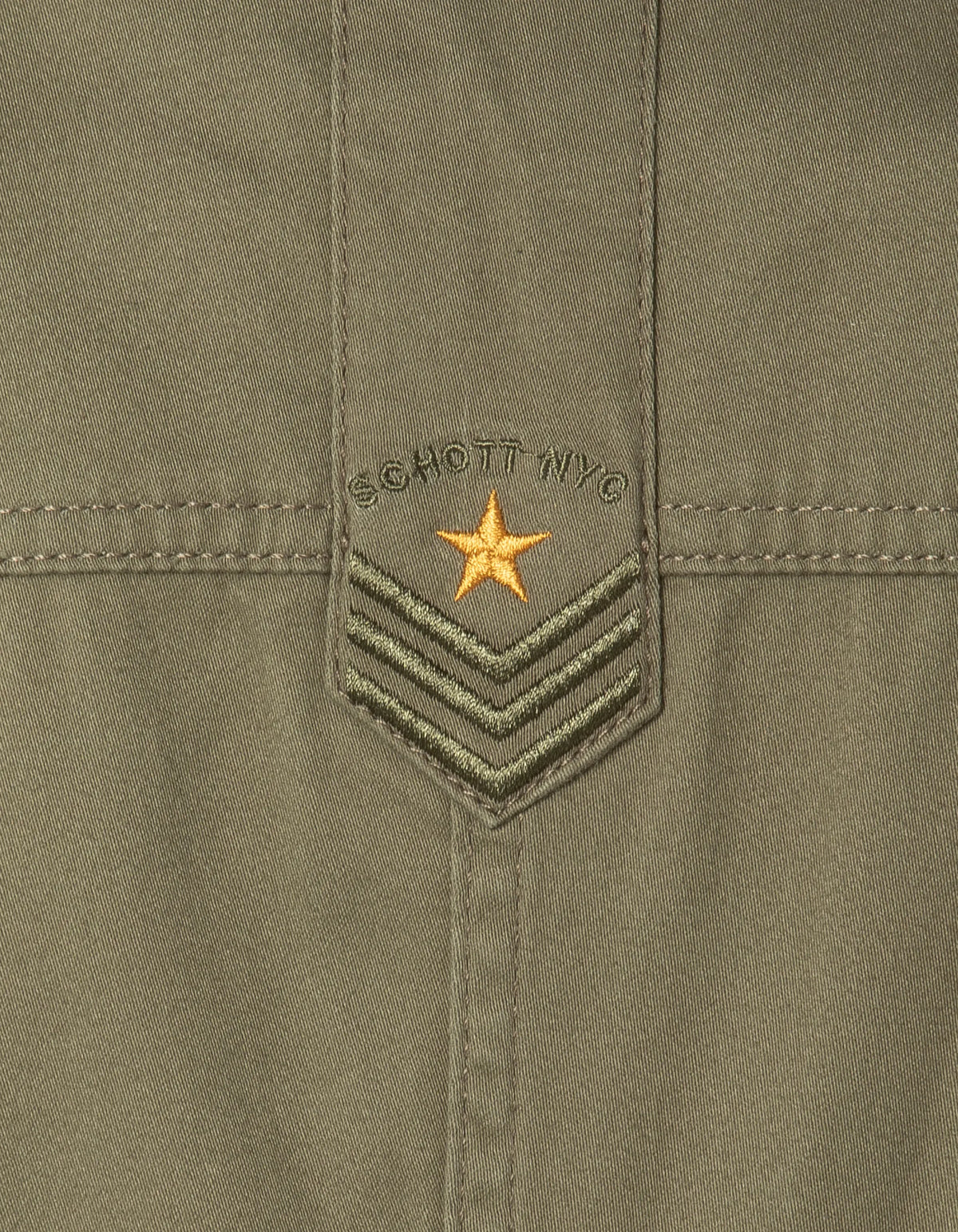 Military Robe Robe army kaki clair - ROBCASEYW | Schott NYC®