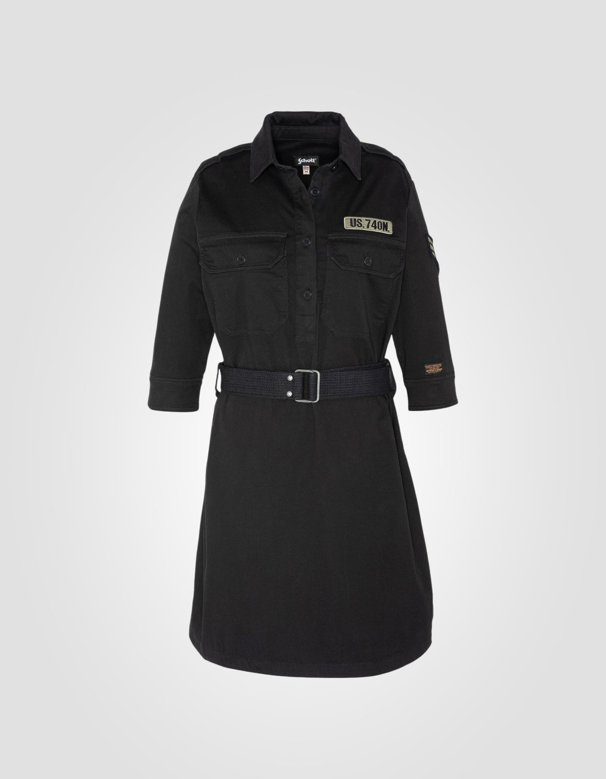 Military Robe Robe army noire - ROBJANEW | Schott NYC®