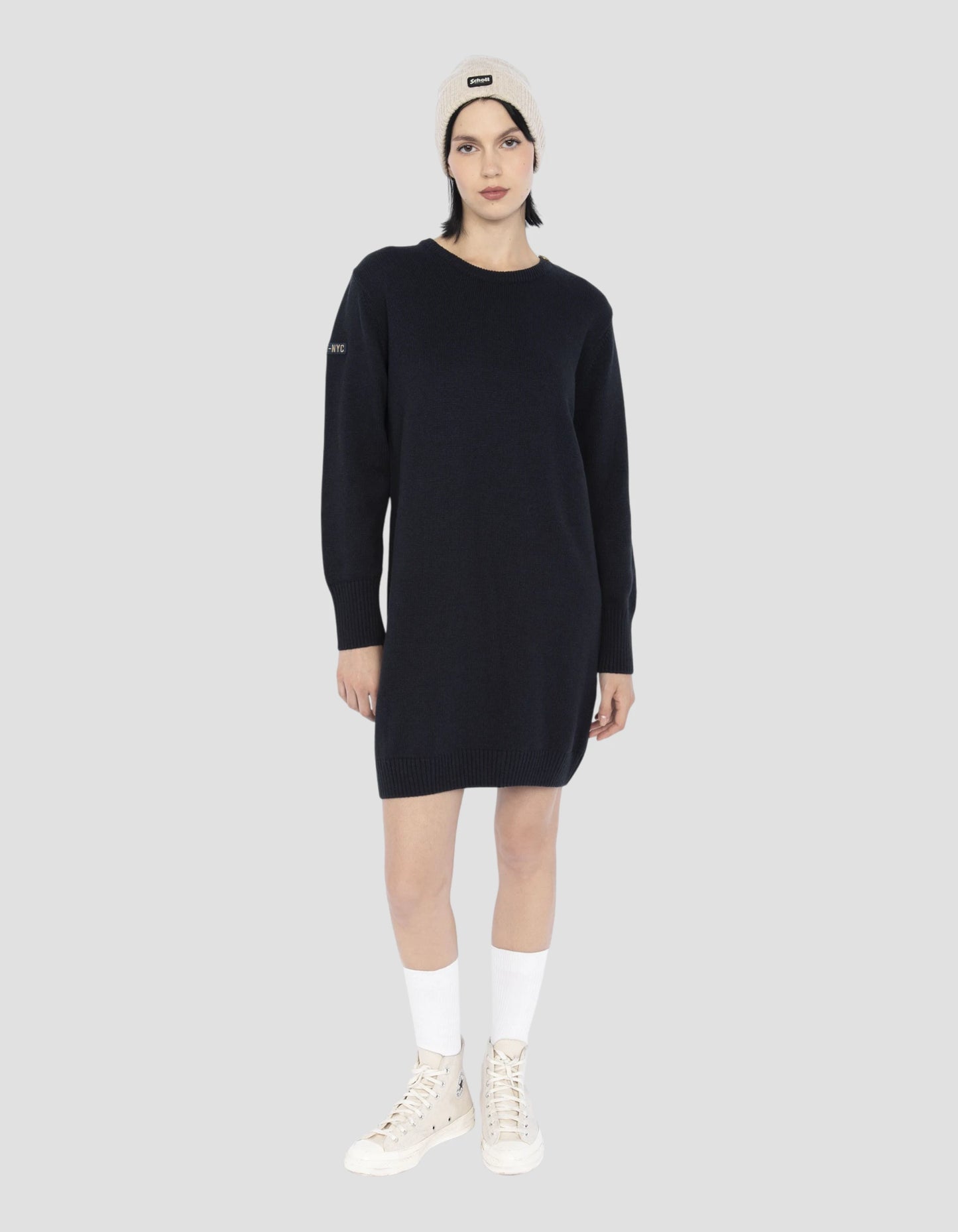 US Navy navy blue sweater dress