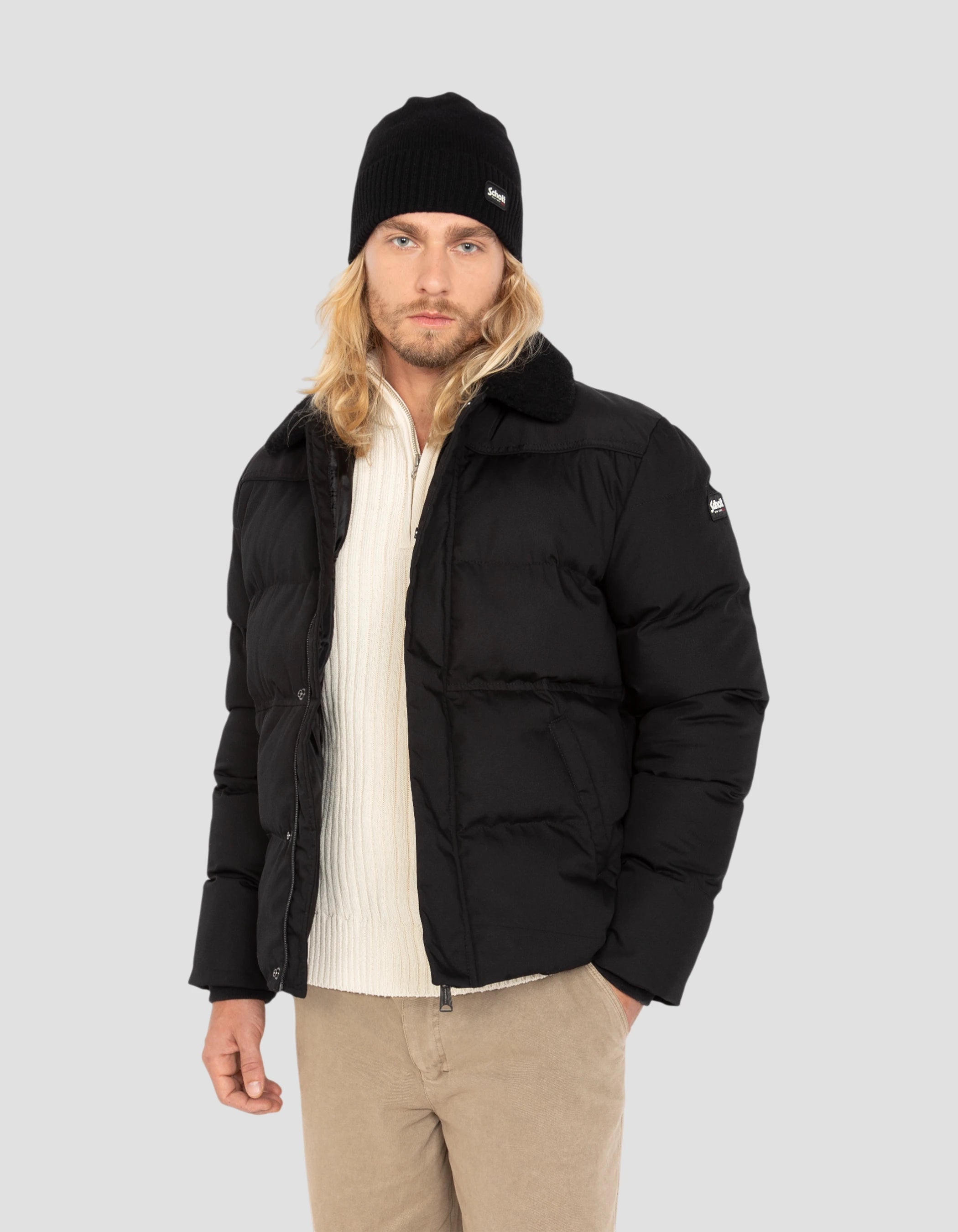 Giacca da scalo nera-4