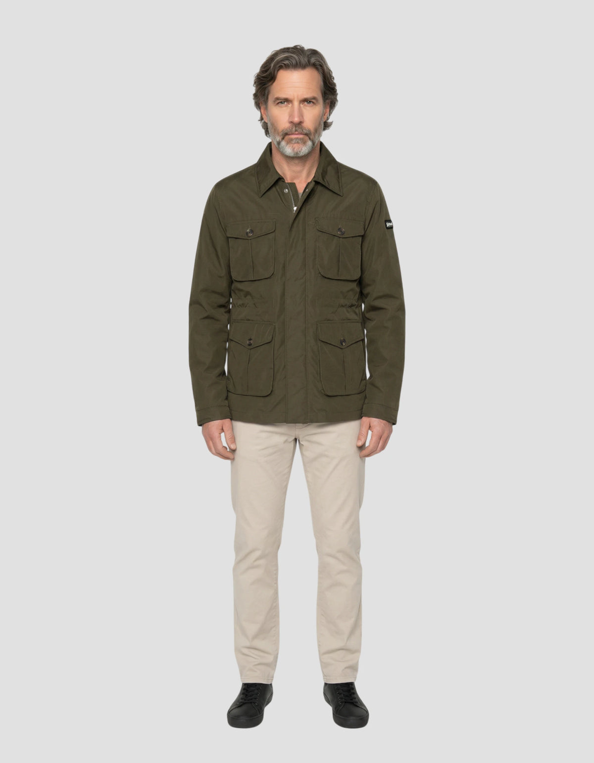 Khaki military parka - SAHARA25 | Schott NYC®