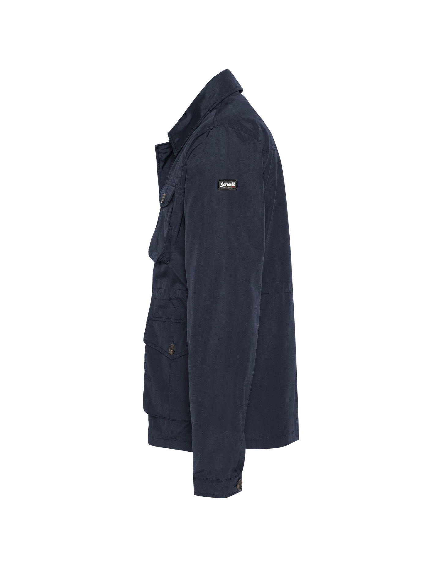 Parka militar azul marino