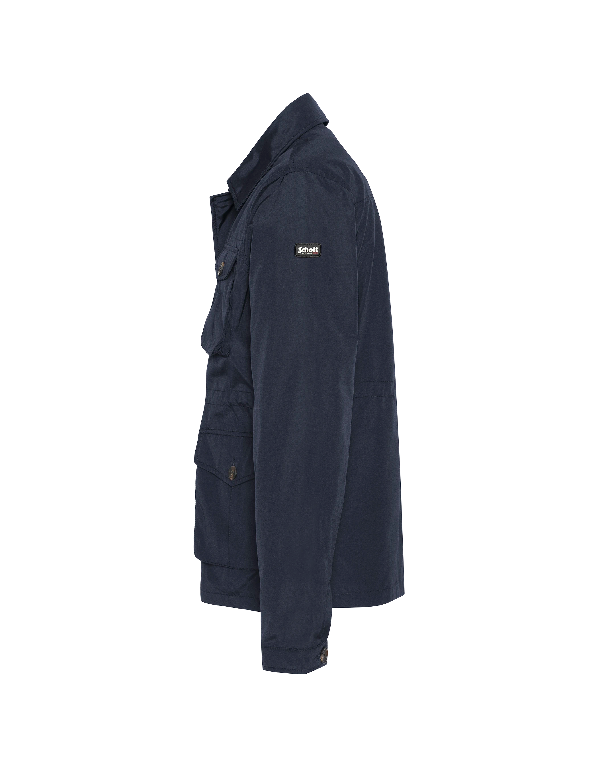 Parka militar azul marino-3