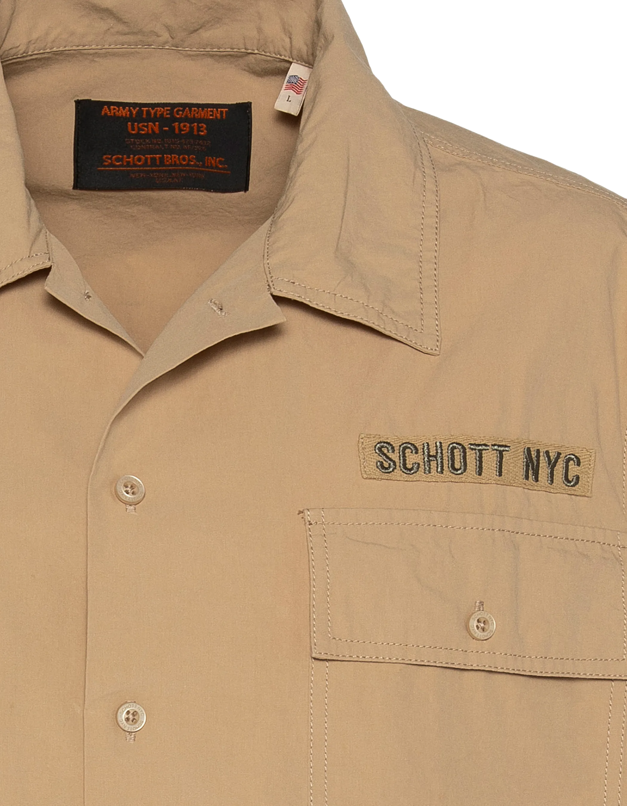 Beiges Armeehemd-8