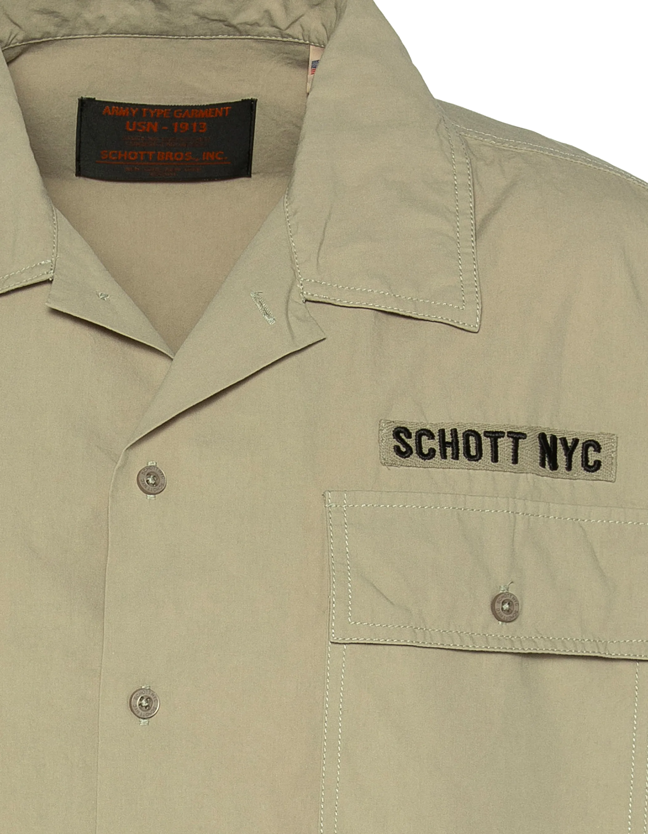 Chemisette army sage kaki-6