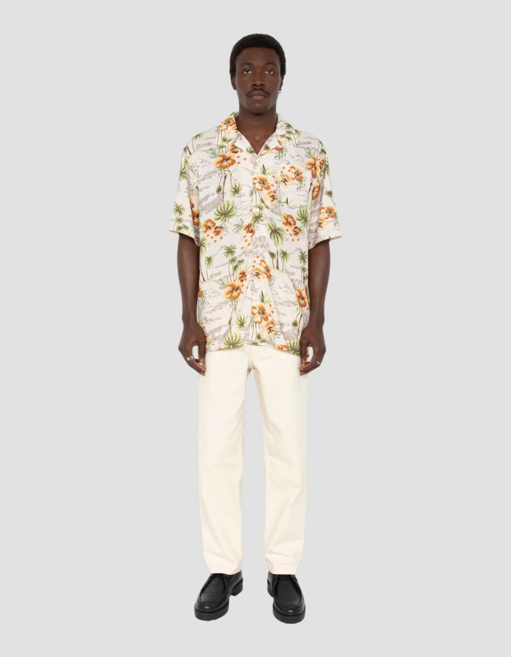 Hellbeiges Hawaiihemd-1