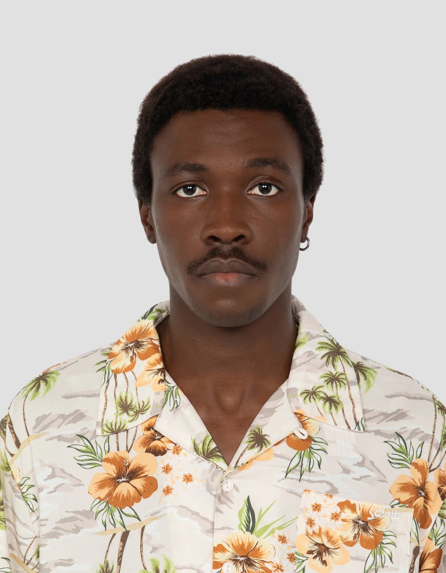 Hellbeiges Hawaiihemd